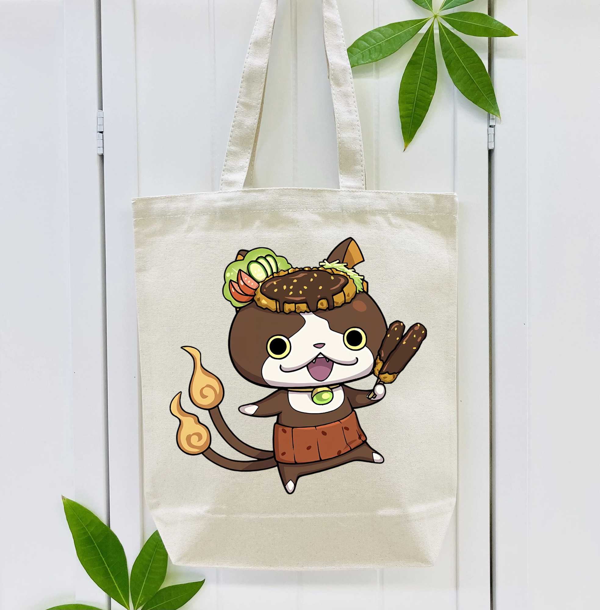 妖怪ウォッチ Yo-kai Watch 縦型キャンバス生地手提げバッグ　トートバッグ