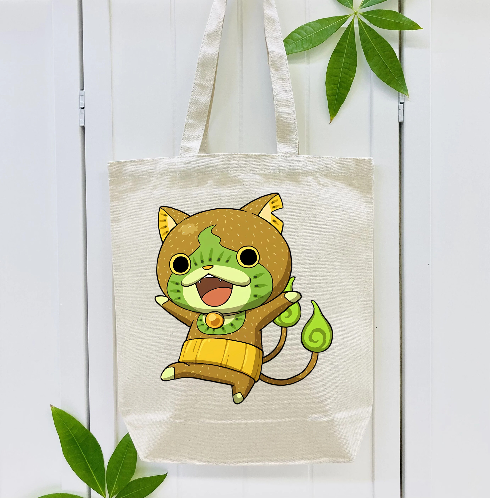 妖怪ウォッチ Yo-kai Watch 縦型キャンバス生地手提げバッグ　トートバッグ
