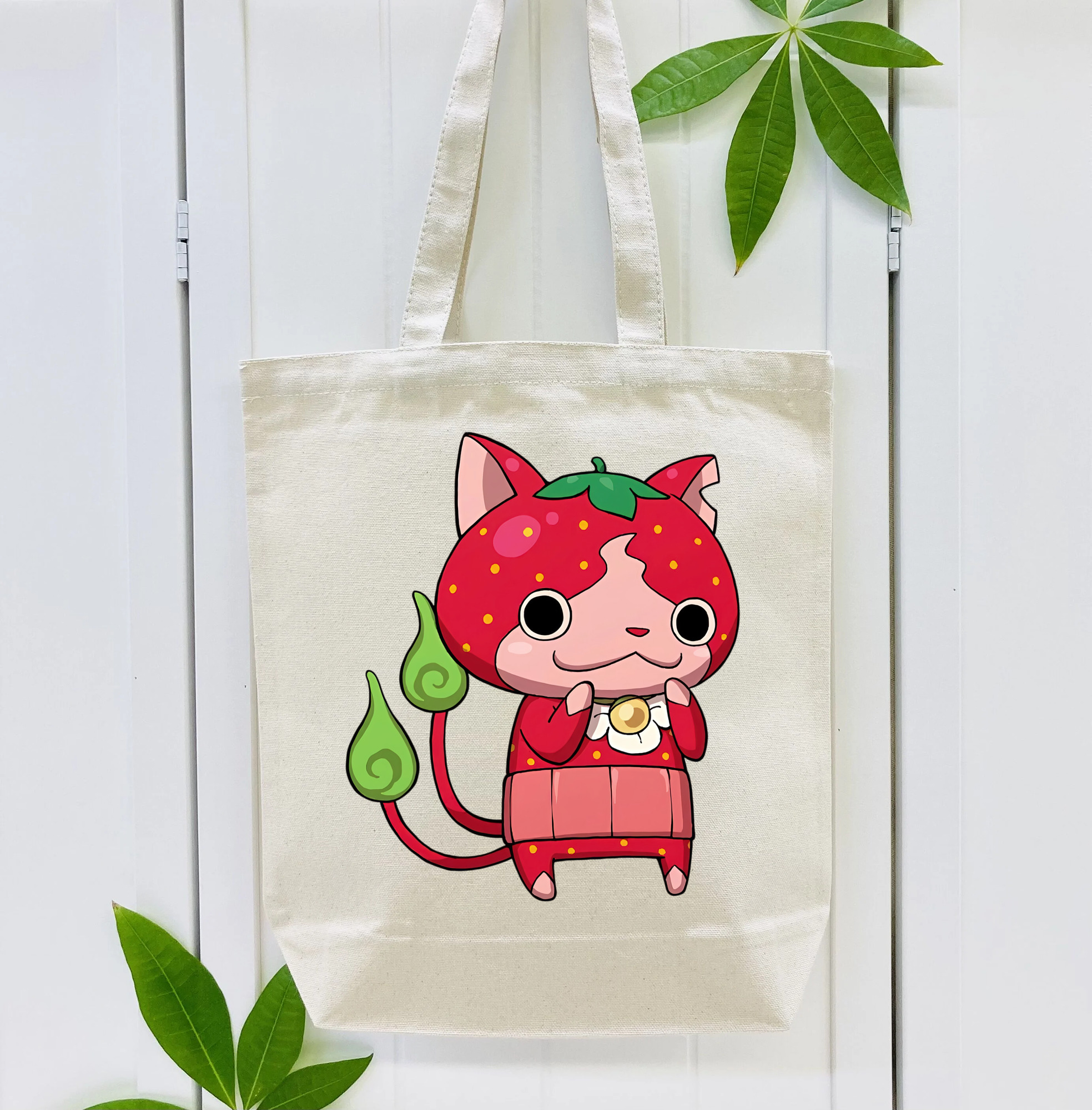 妖怪ウォッチ Yo-kai Watch 縦型キャンバス生地手提げバッグ　トートバッグ