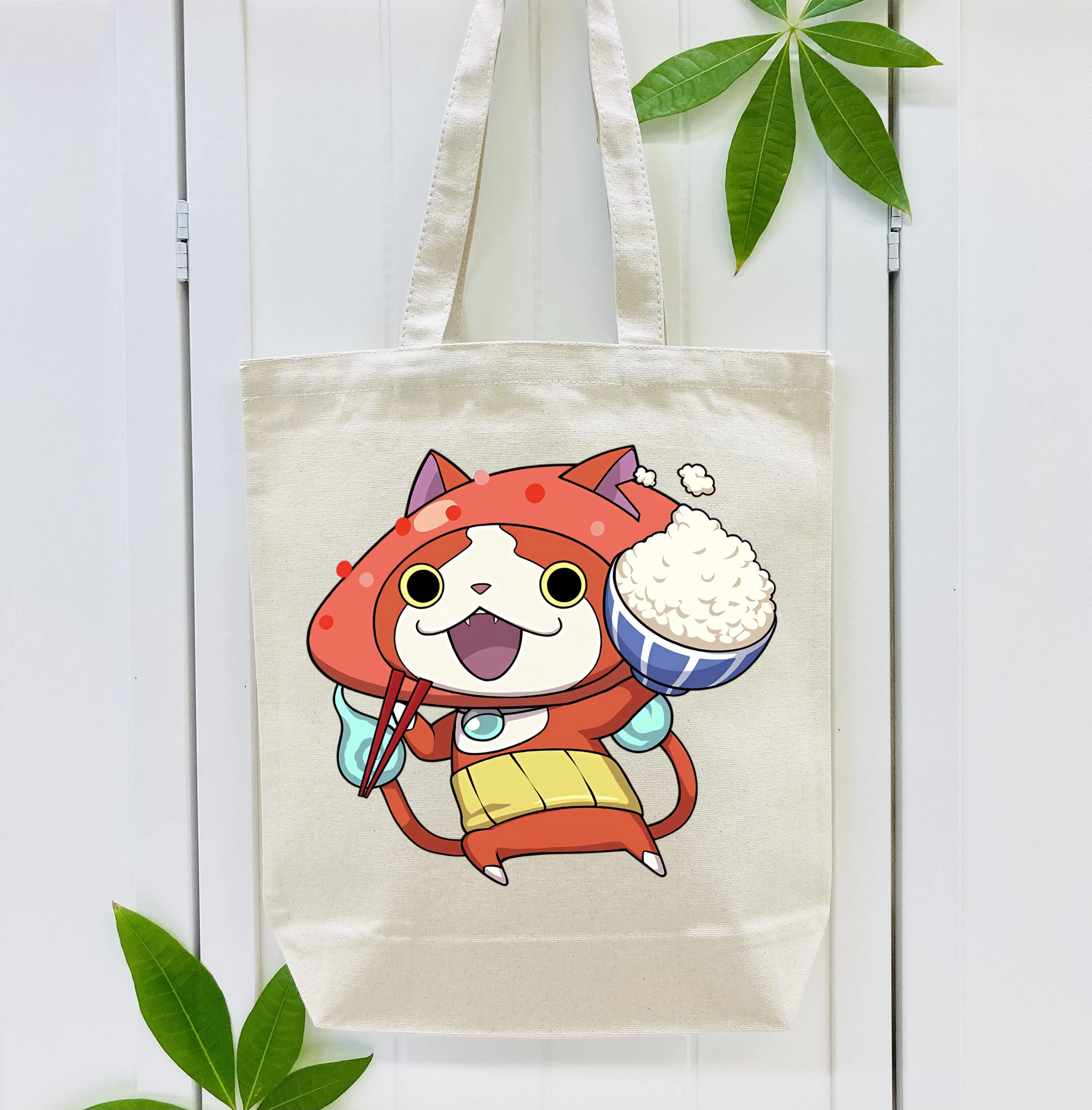 妖怪ウォッチ Yo-kai Watch 縦型キャンバス生地手提げバッグ　トートバッグ