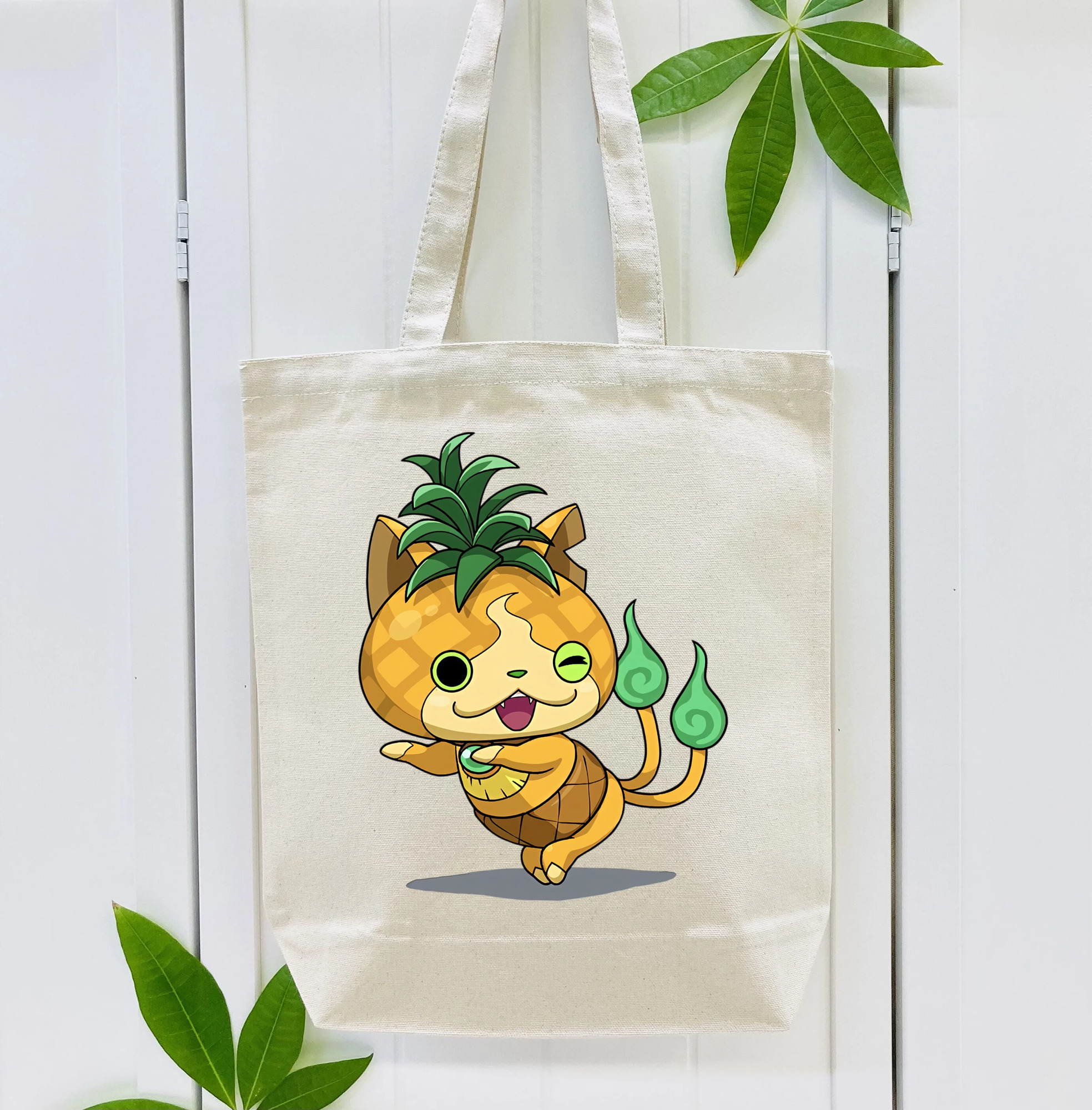 妖怪ウォッチ Yo-kai Watch 縦型キャンバス生地手提げバッグ　トートバッグ