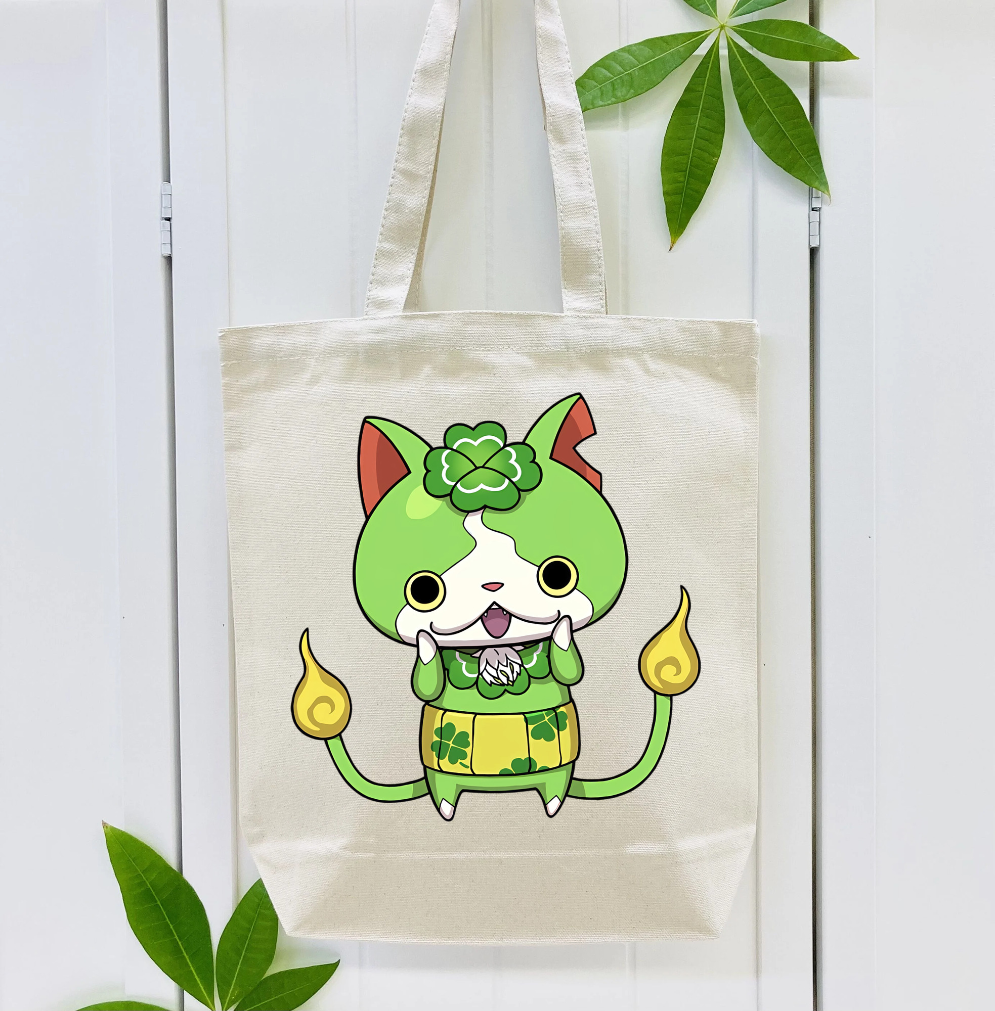 妖怪ウォッチ Yo-kai Watch 縦型キャンバス生地手提げバッグ　トートバッグ