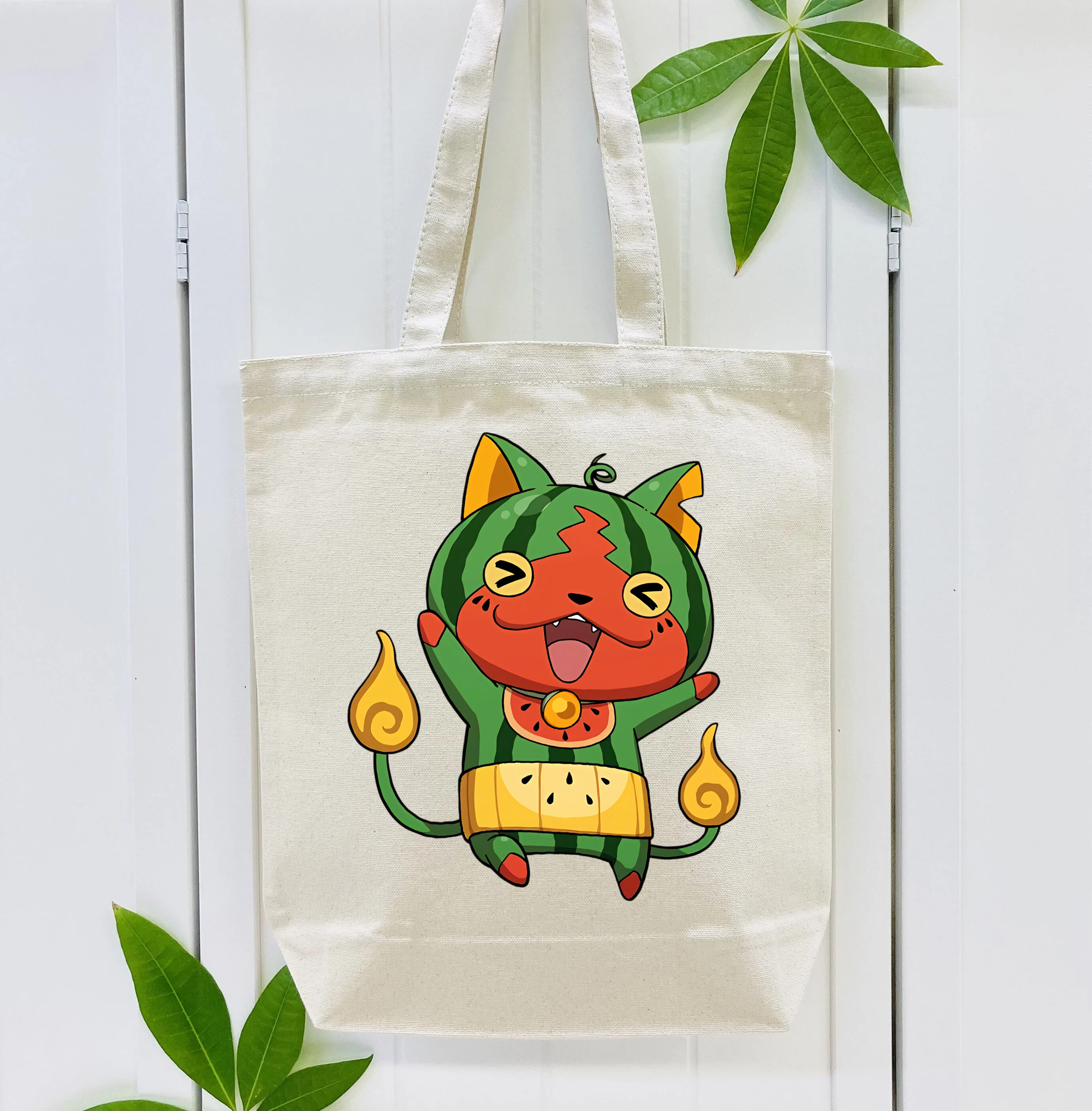 妖怪ウォッチ Yo-kai Watch 縦型キャンバス生地手提げバッグ　トートバッグ