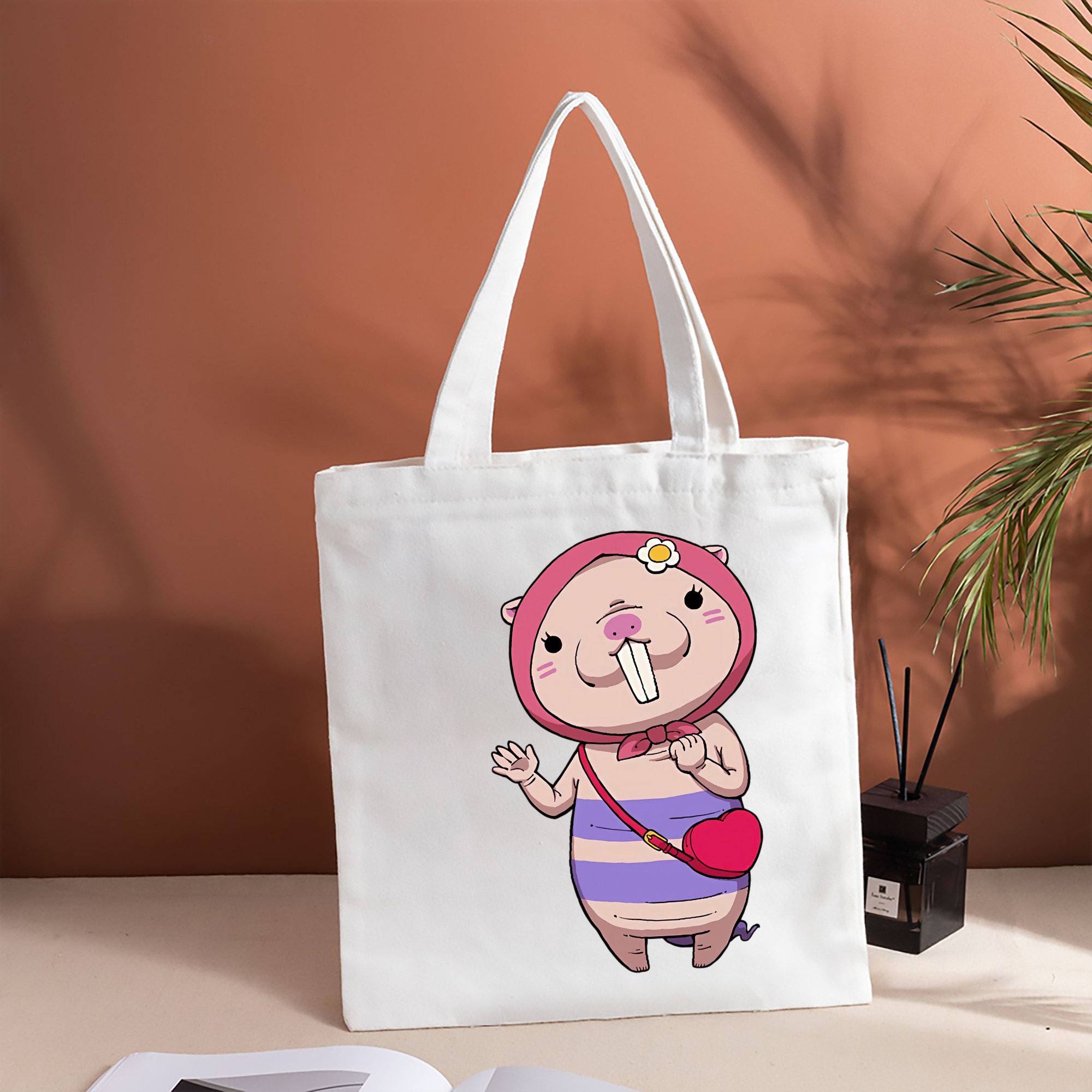 妖怪ウォッチ Yo-kai Watch 縦型キャンバス生地手提げバッグ　トートバッグ