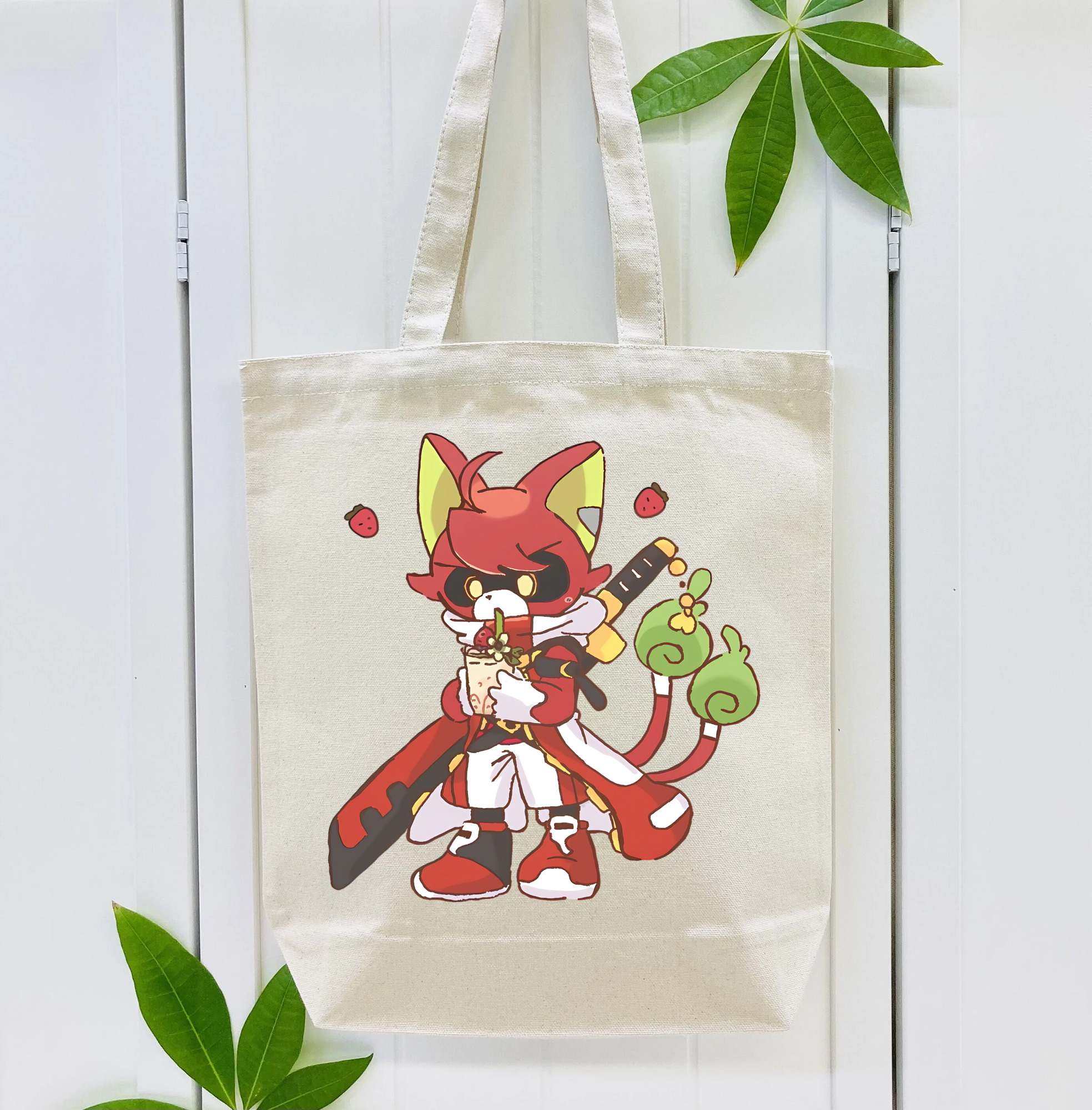 妖怪ウォッチ Yo-kai Watch 縦型キャンバス生地手提げバッグ　トートバッグ