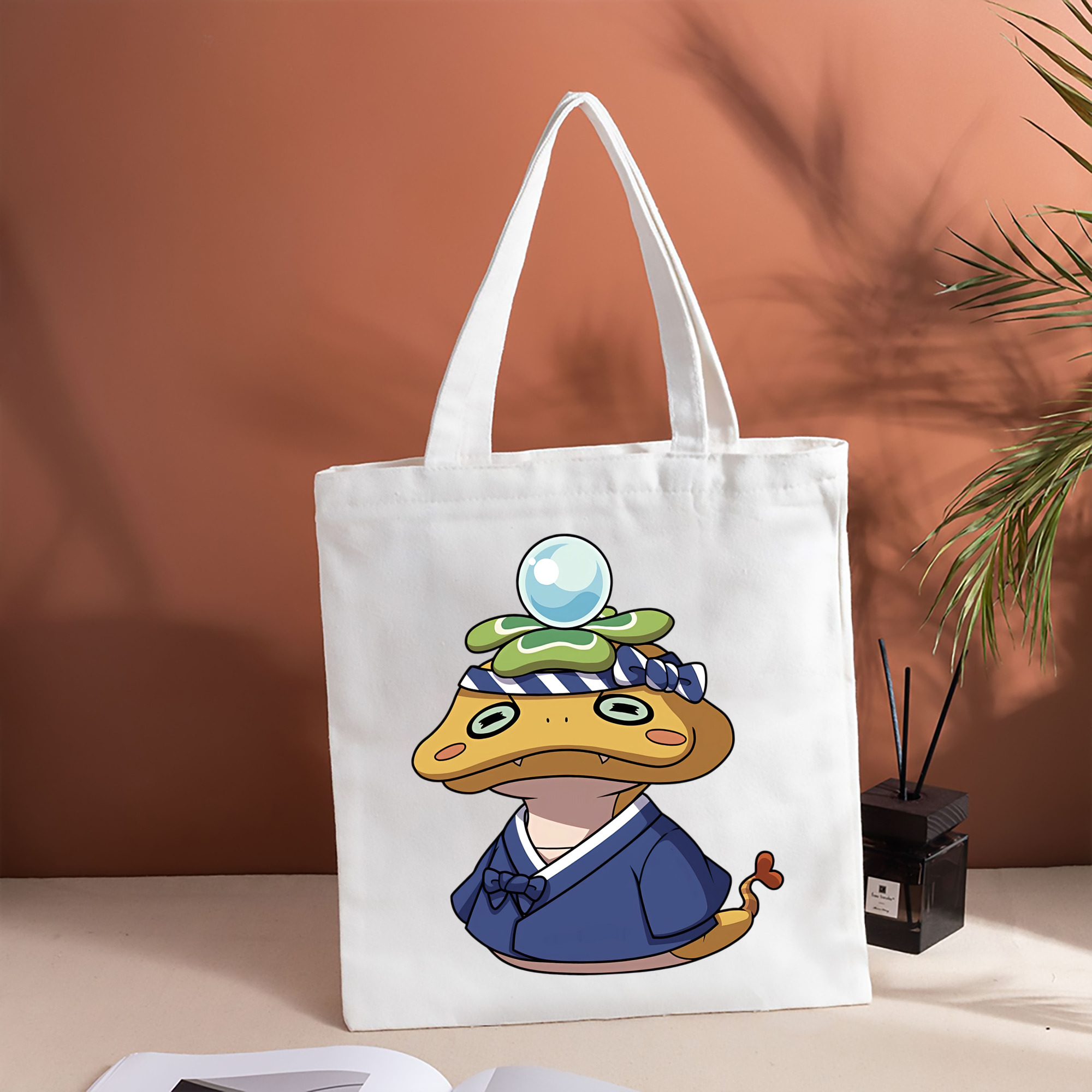妖怪ウォッチ Yo-kai Watch 縦型キャンバス生地手提げバッグ　トートバッグ