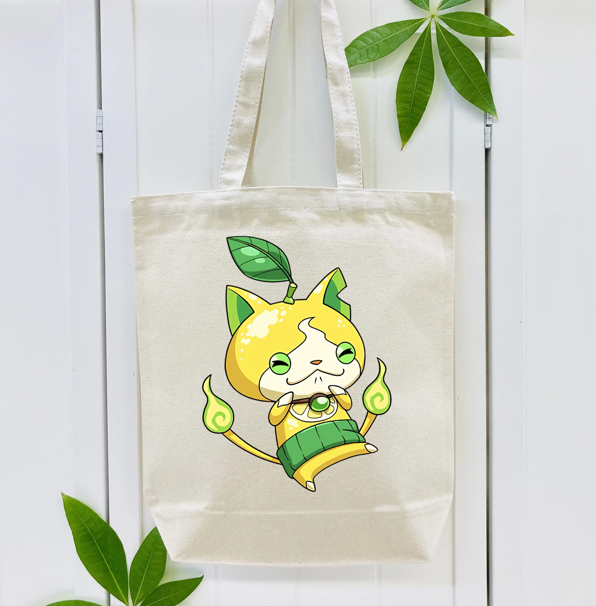 妖怪ウォッチ Yo-kai Watch 縦型キャンバス生地手提げバッグ　トートバッグ