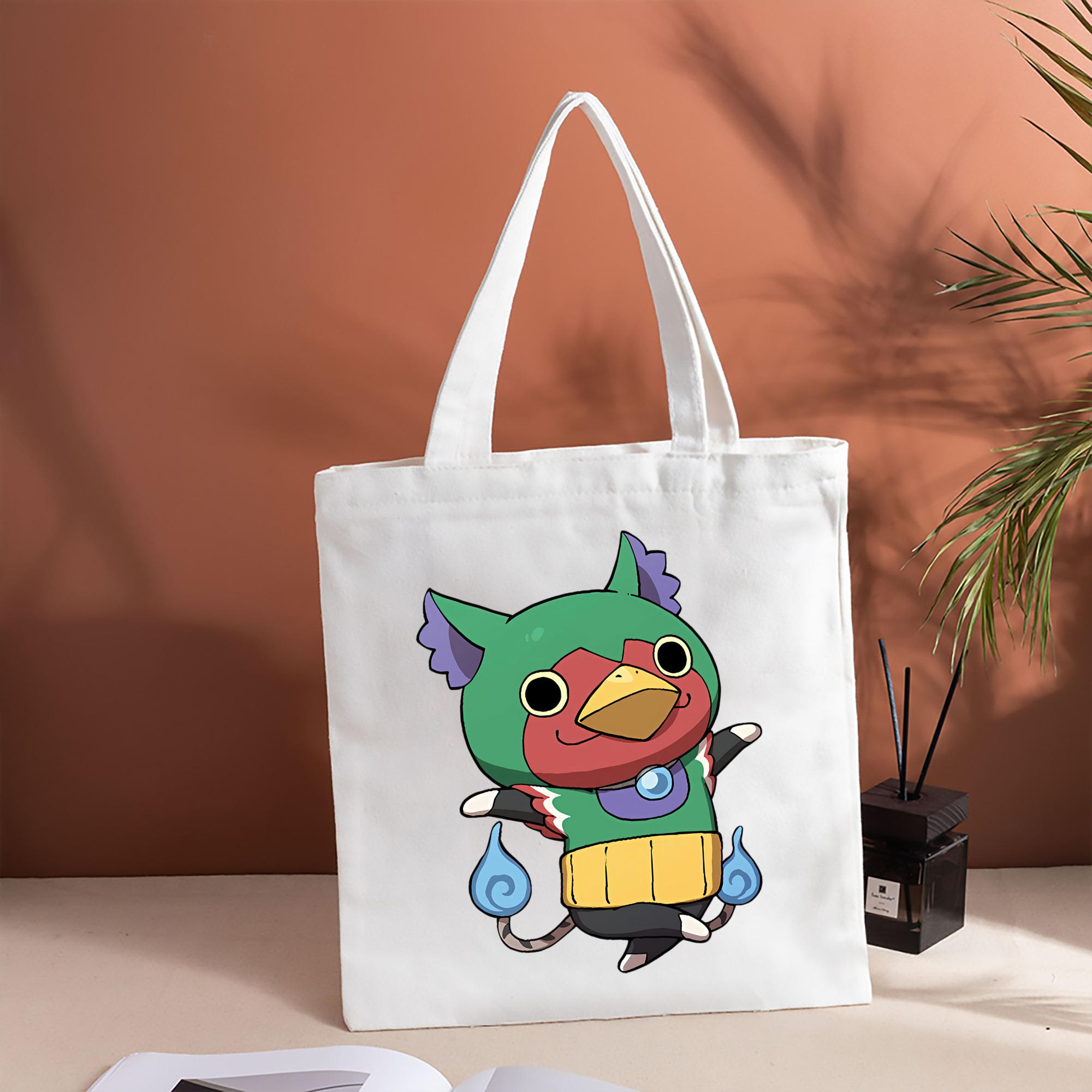 妖怪ウォッチ Yo-kai Watch 縦型キャンバス生地手提げバッグ　トートバッグ