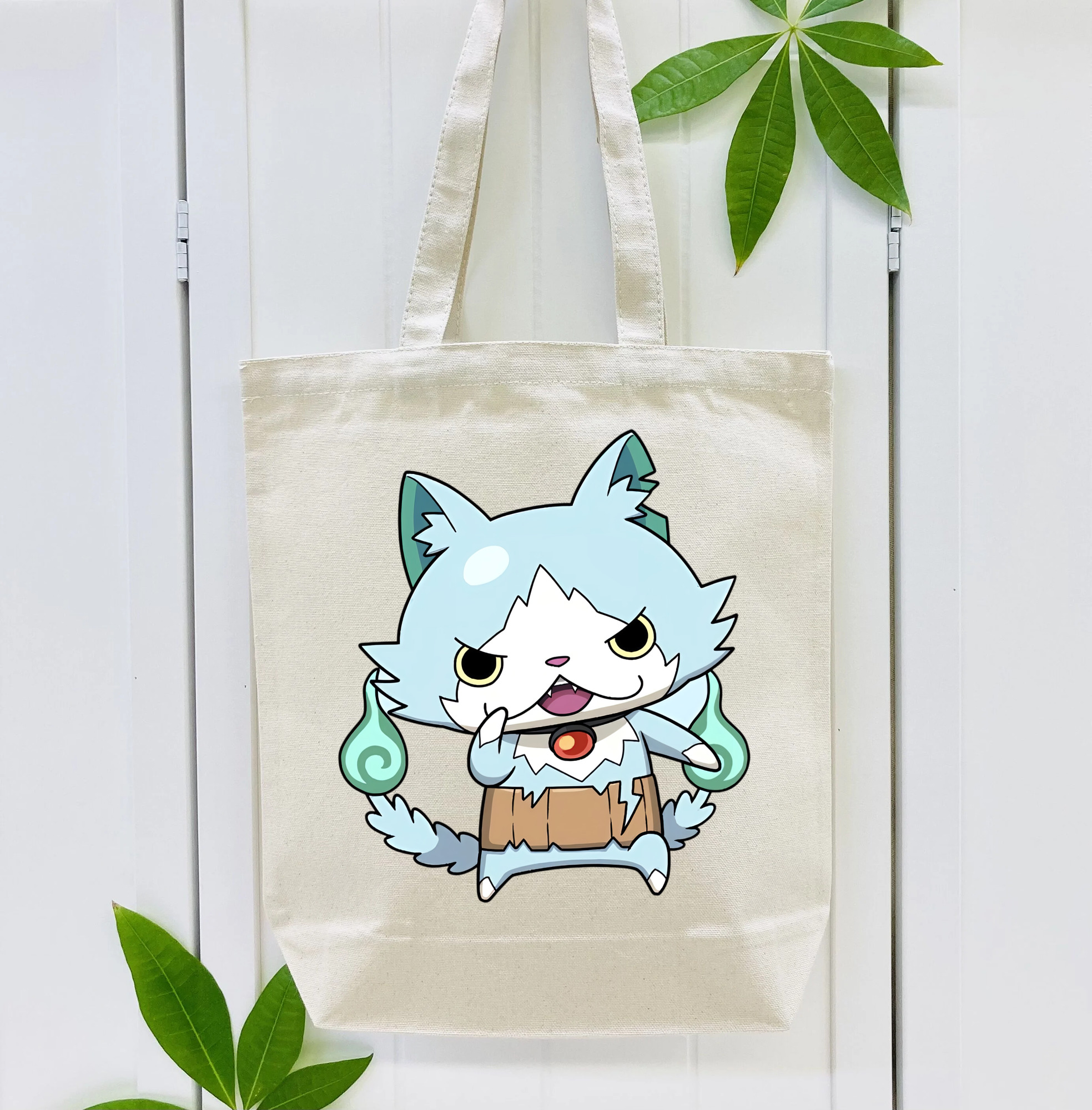 妖怪ウォッチ Yo-kai Watch 縦型キャンバス生地手提げバッグ　トートバッグ