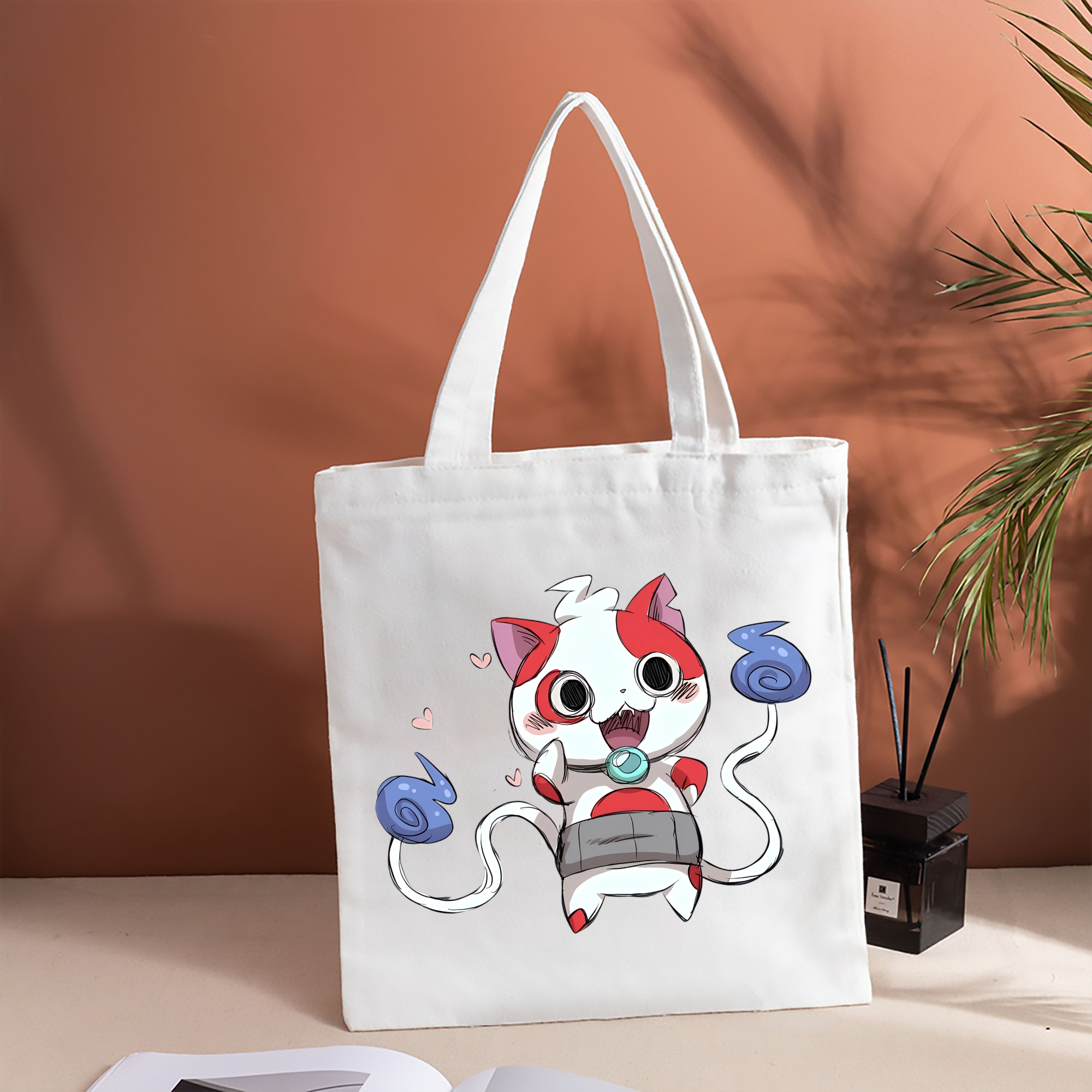 妖怪ウォッチ Yo-kai Watch 縦型キャンバス生地手提げバッグ　トートバッグ