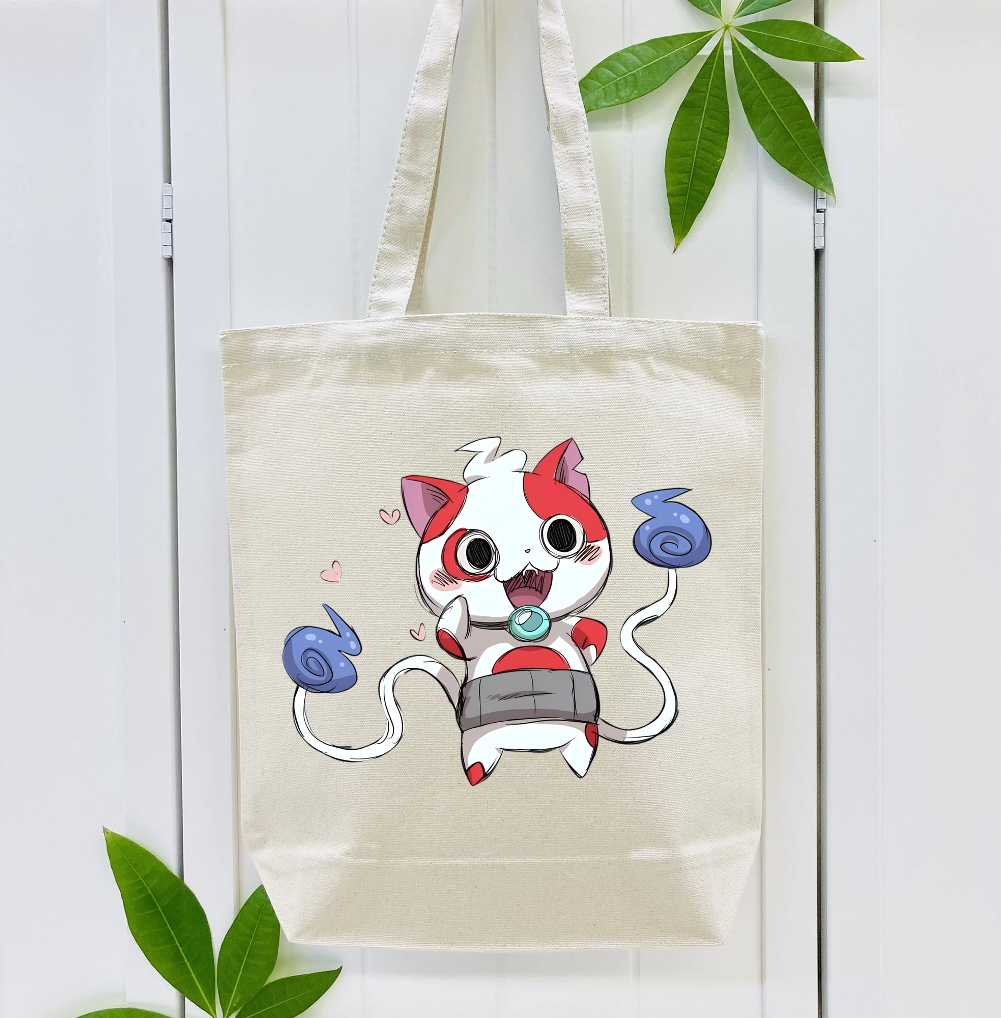 妖怪ウォッチ Yo-kai Watch 縦型キャンバス生地手提げバッグ　トートバッグ