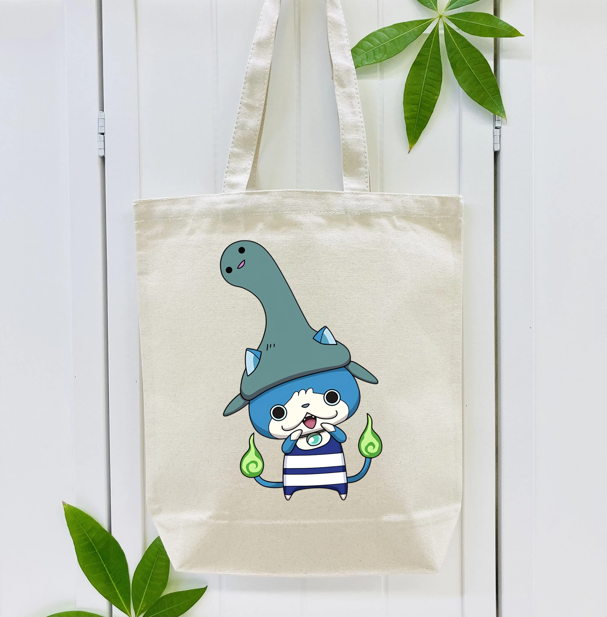 妖怪ウォッチ Yo-kai Watch 縦型キャンバス生地手提げバッグ　トートバッグ