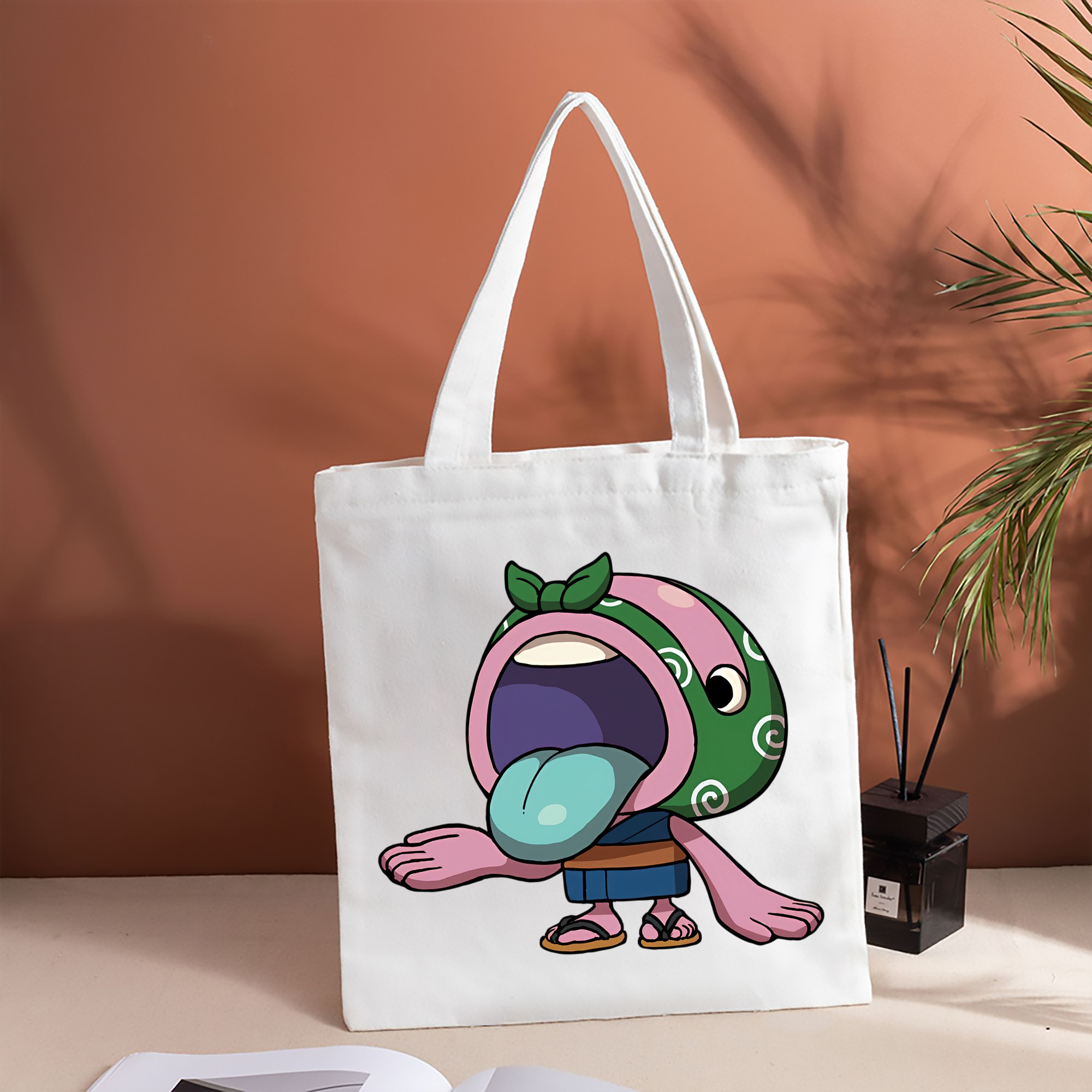 妖怪ウォッチ Yo-kai Watch 縦型キャンバス生地手提げバッグ　トートバッグ