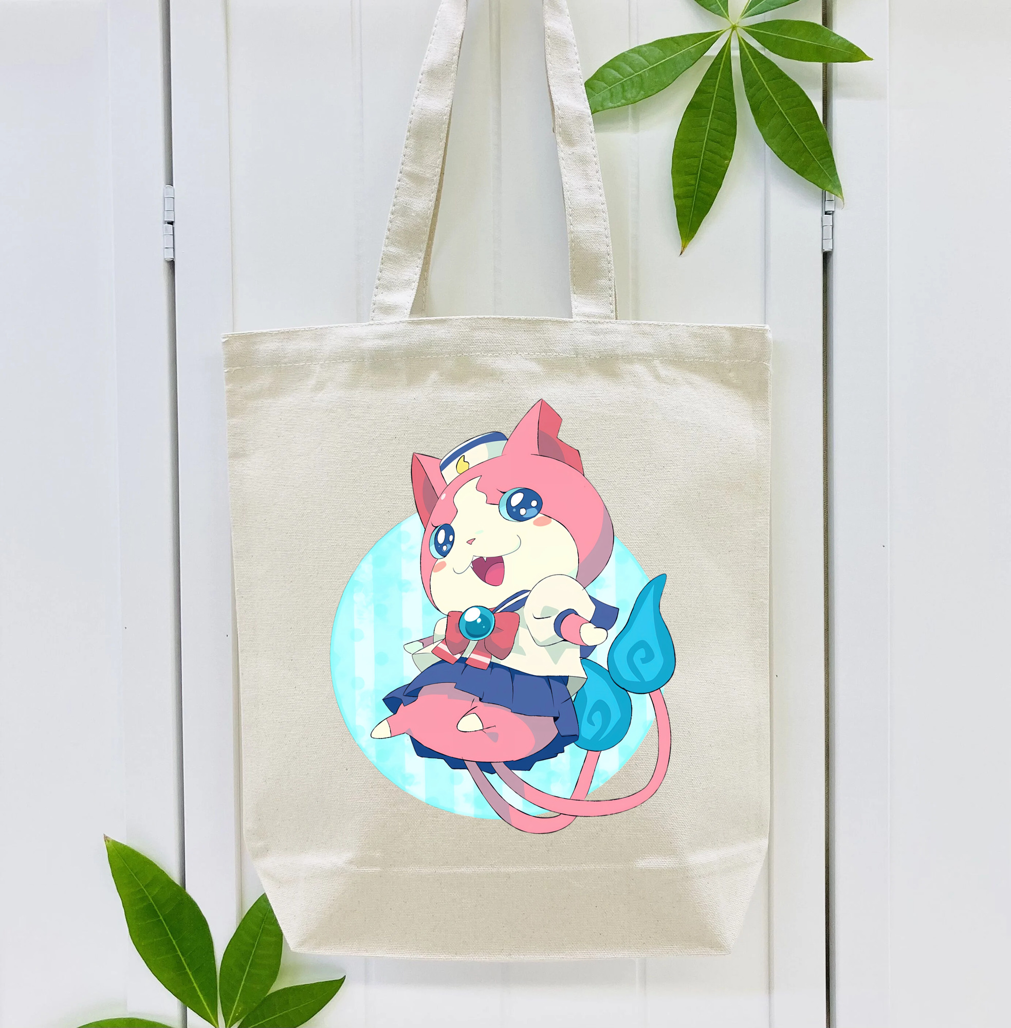 妖怪ウォッチ Yo-kai Watch 縦型キャンバス生地手提げバッグ　トートバッグ