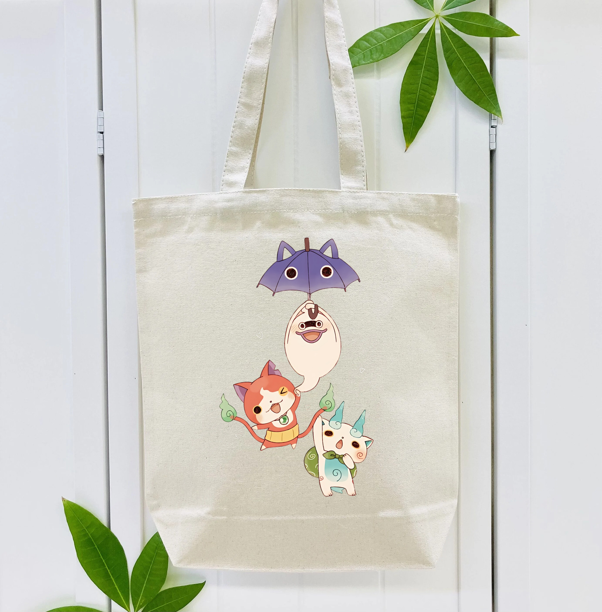 妖怪ウォッチ Yo-kai Watch 縦型キャンバス生地手提げバッグ　トートバッグ