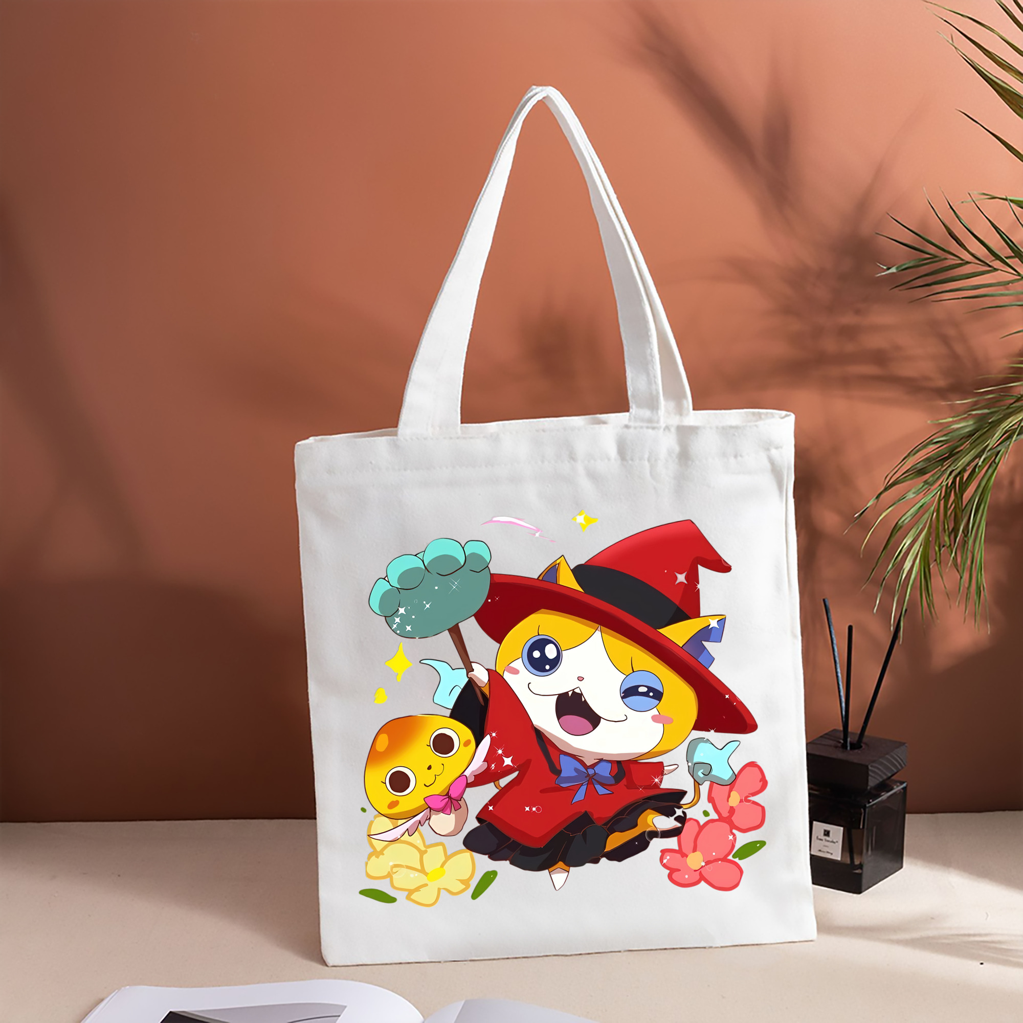 妖怪ウォッチ Yo-kai Watch 縦型キャンバス生地手提げバッグ　トートバッグ