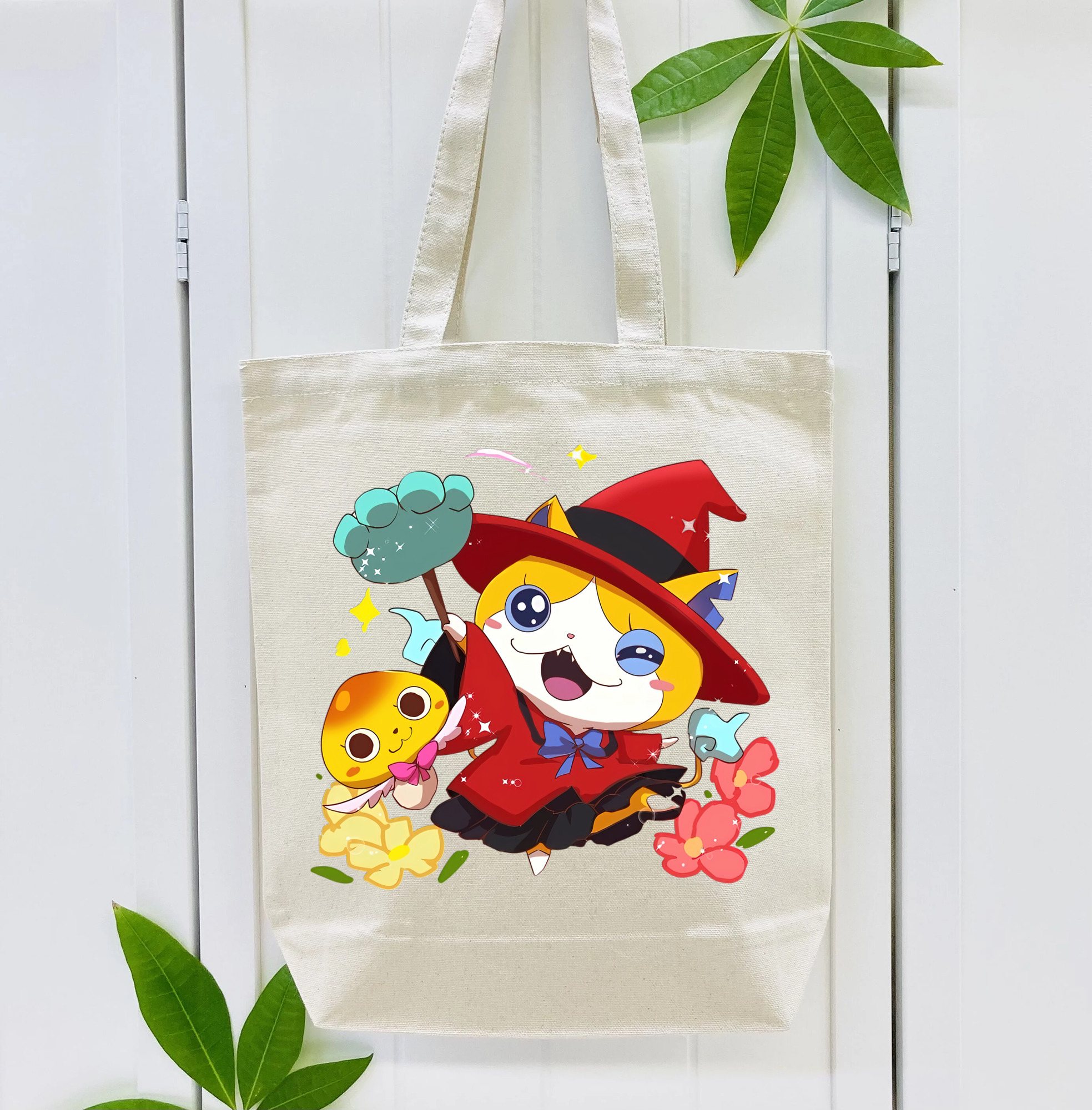 妖怪ウォッチ Yo-kai Watch 縦型キャンバス生地手提げバッグ　トートバッグ