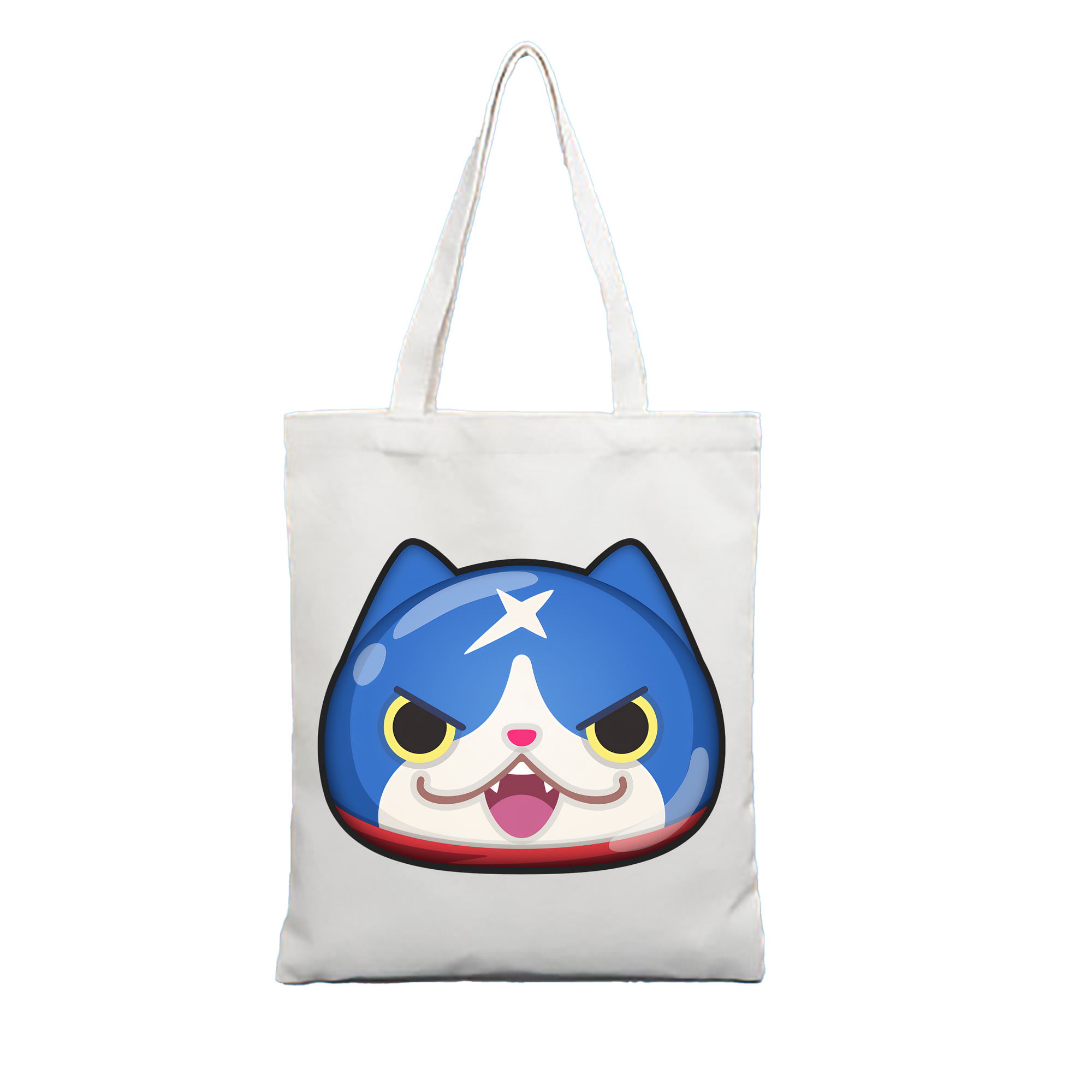 （画像用） 妖怪ウォッチ Yo-kai Watch 縦型キャンバス生地手提げバッグ　トートバッグ