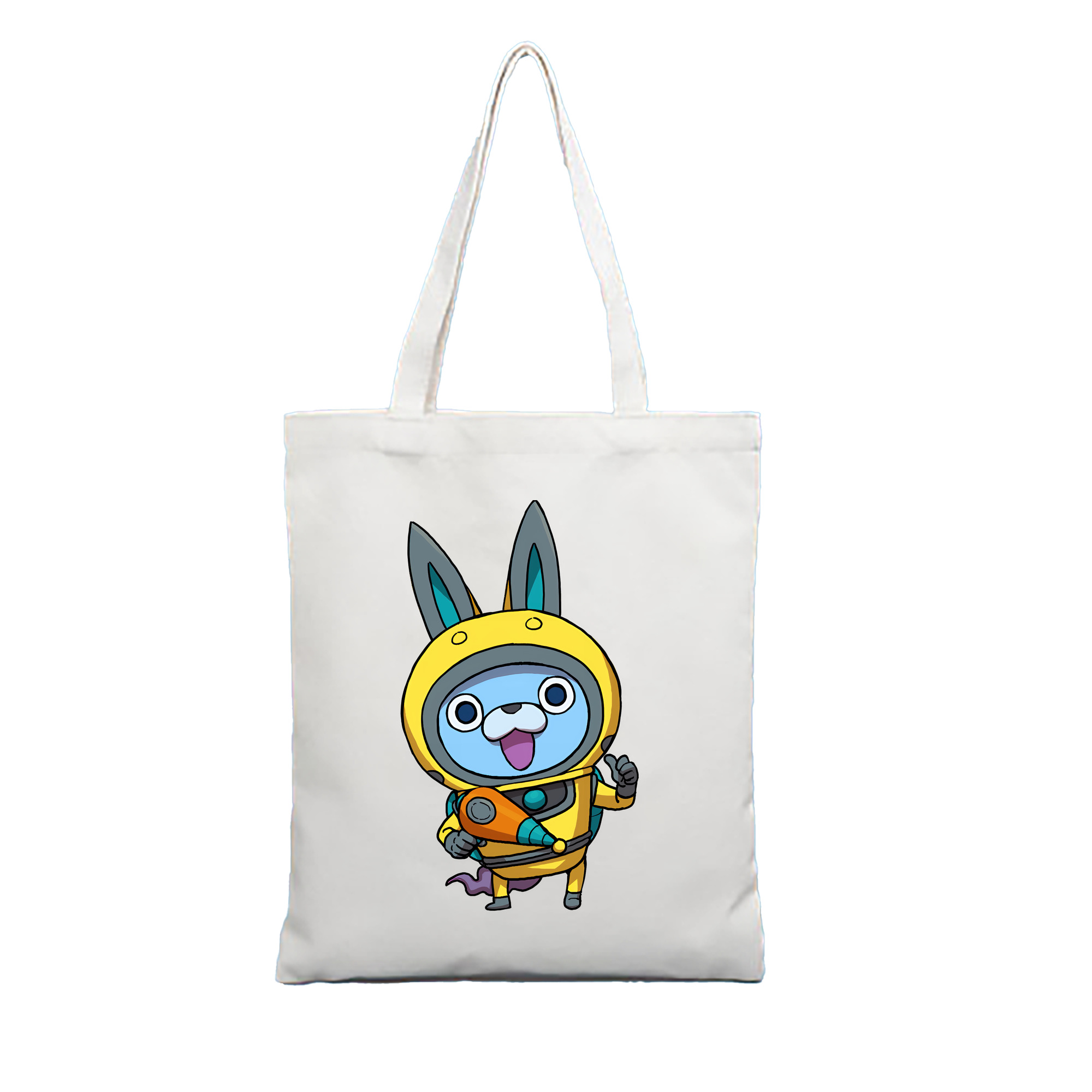 （画像用） 妖怪ウォッチ Yo-kai Watch 縦型キャンバス生地手提げバッグ　トートバッグ