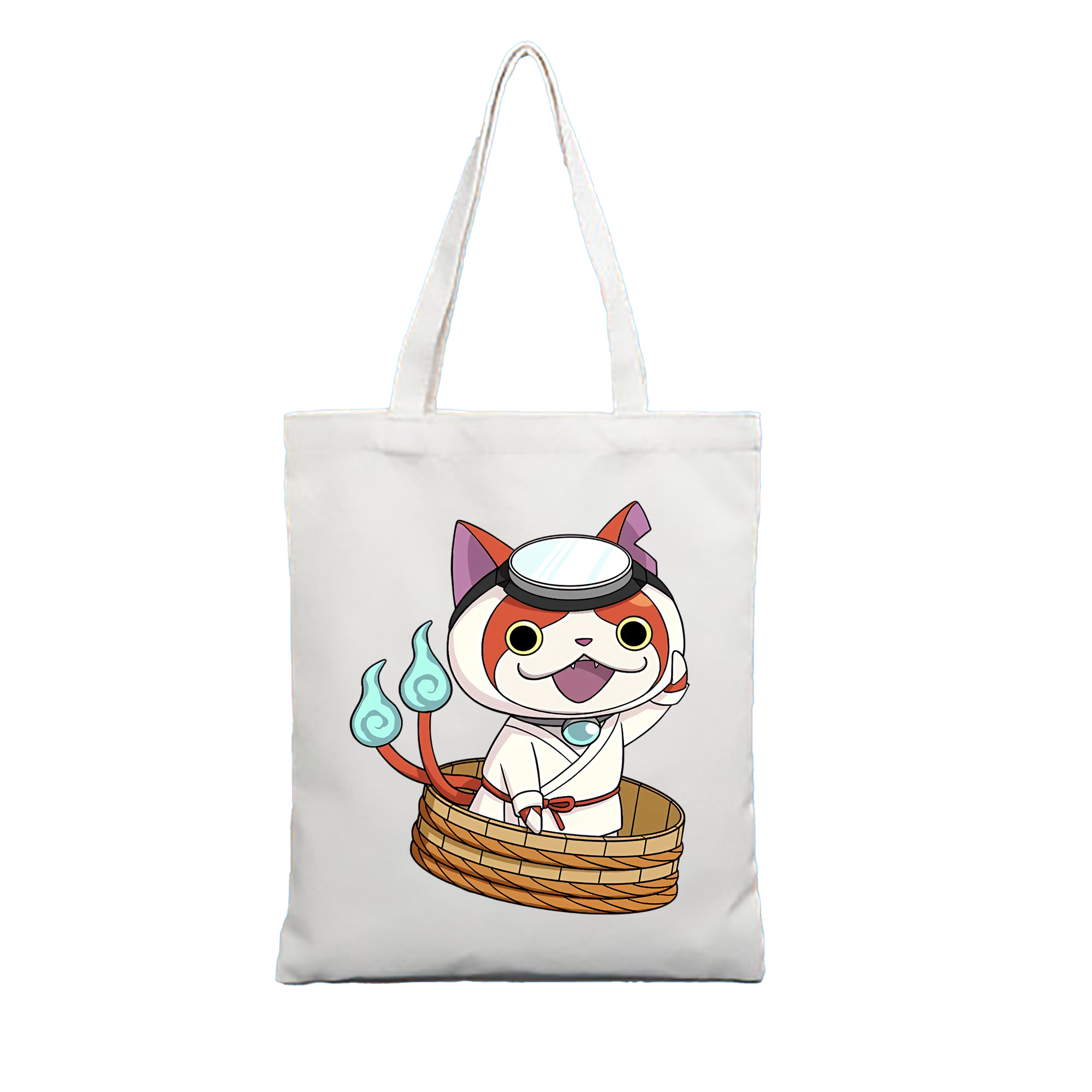 （画像用） 妖怪ウォッチ Yo-kai Watch 縦型キャンバス生地手提げバッグ　トートバッグ