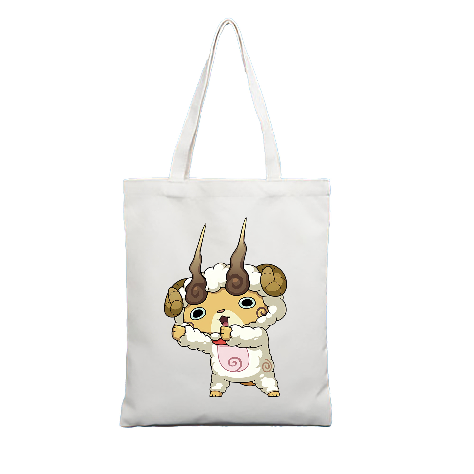 （画像用） 妖怪ウォッチ Yo-kai Watch 縦型キャンバス生地手提げバッグ　トートバッグ