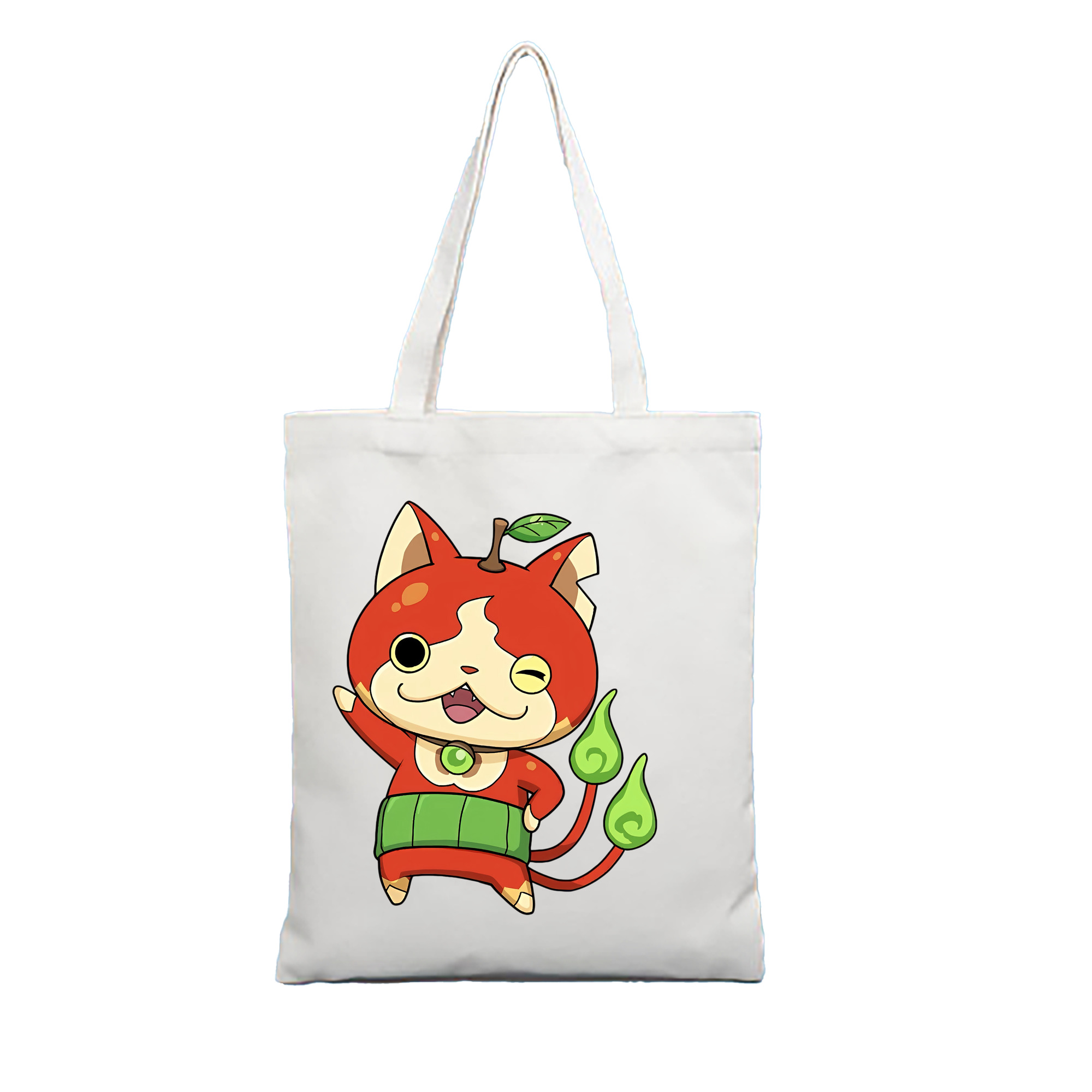 （画像用） 妖怪ウォッチ Yo-kai Watch 縦型キャンバス生地手提げバッグ　トートバッグ
