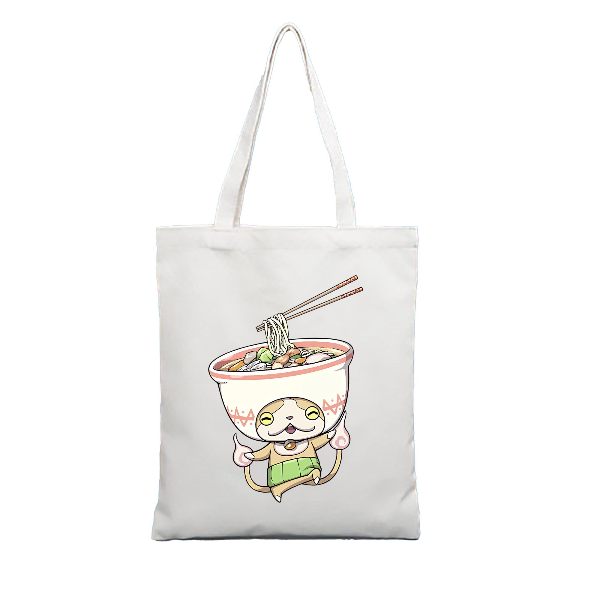 （画像用） 妖怪ウォッチ Yo-kai Watch 縦型キャンバス生地手提げバッグ　トートバッグ