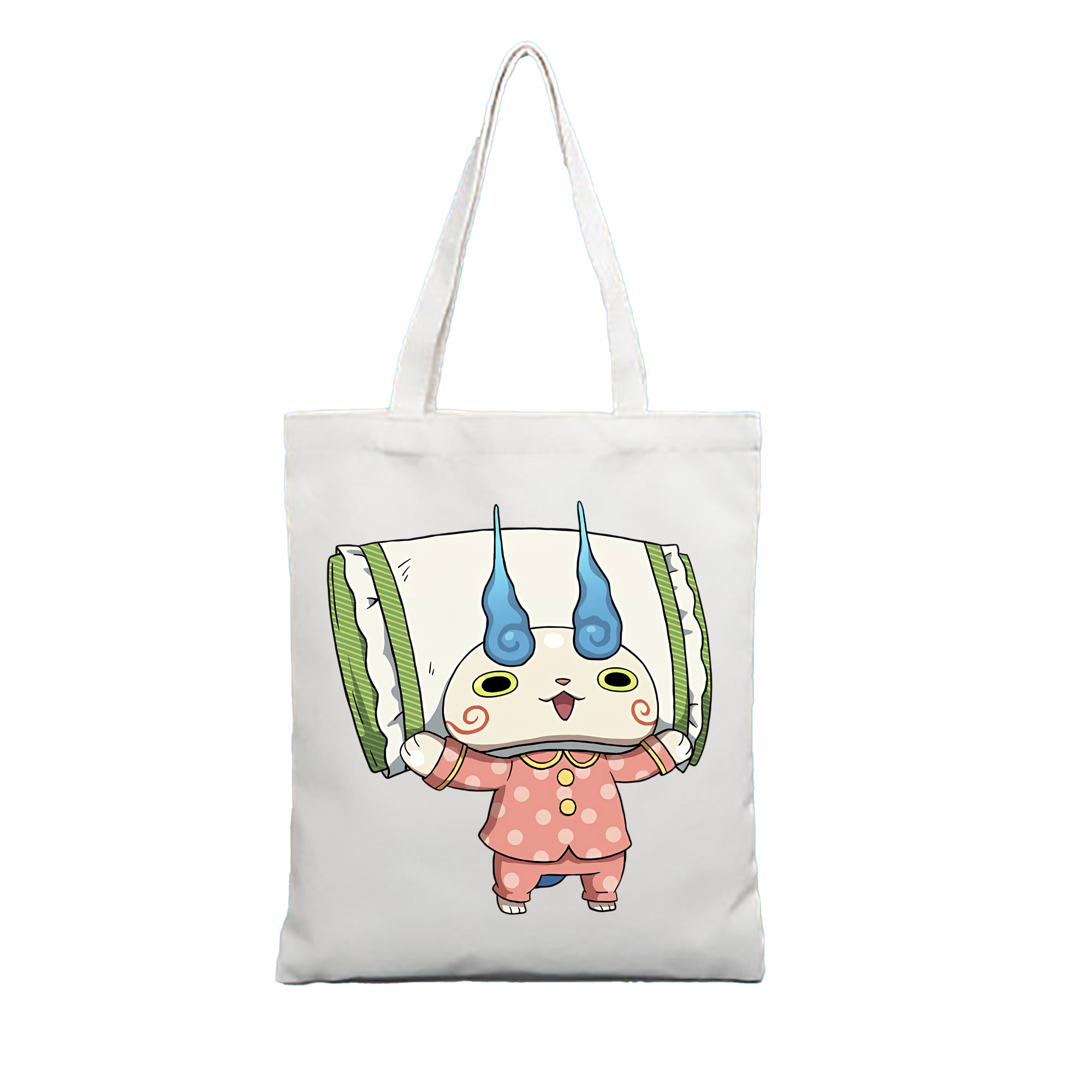 （画像用） 妖怪ウォッチ Yo-kai Watch 縦型キャンバス生地手提げバッグ　トートバッグ