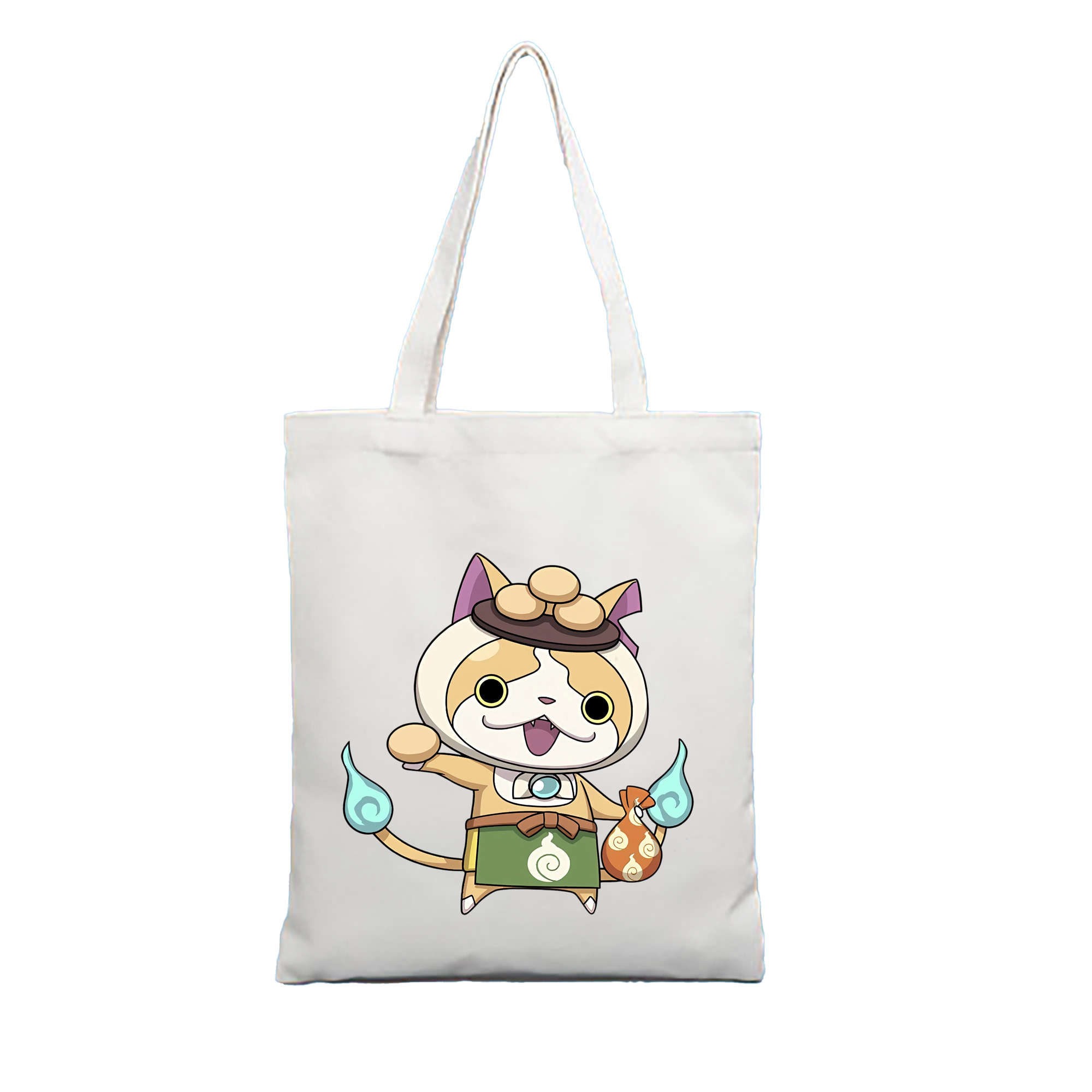 （画像用） 妖怪ウォッチ Yo-kai Watch 縦型キャンバス生地手提げバッグ　トートバッグ