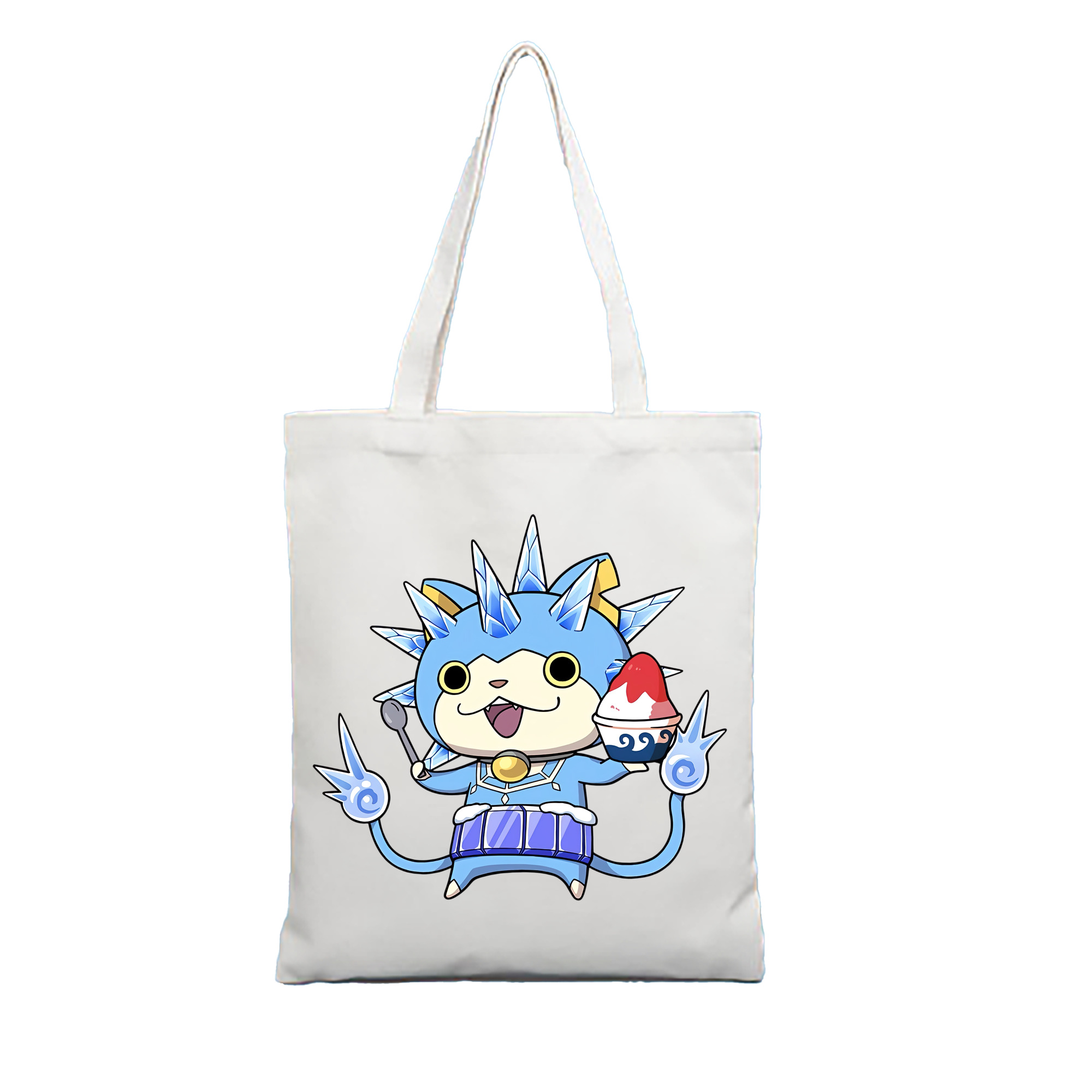 （画像用） 妖怪ウォッチ Yo-kai Watch 縦型キャンバス生地手提げバッグ　トートバッグ
