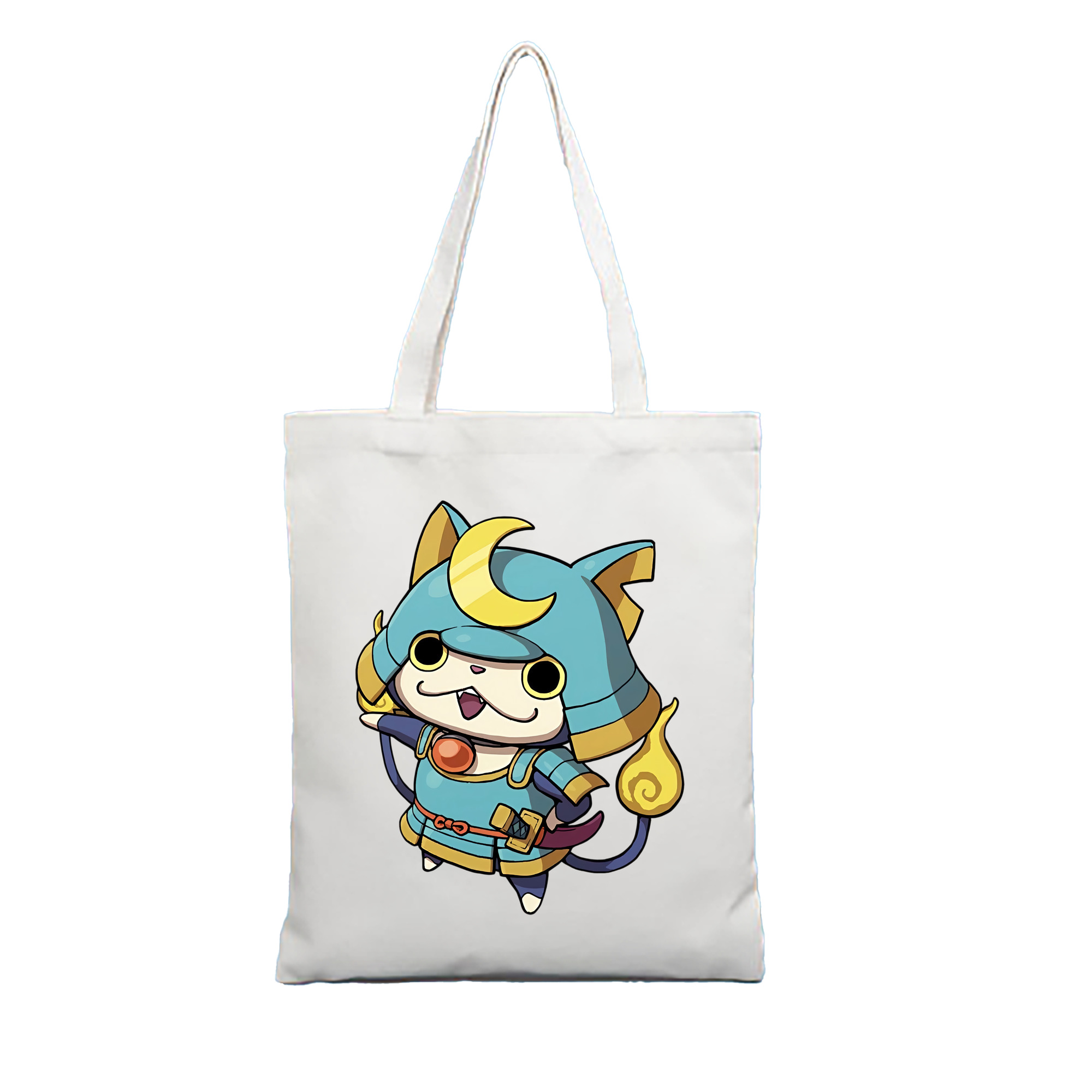 （画像用） 妖怪ウォッチ Yo-kai Watch 縦型キャンバス生地手提げバッグ　トートバッグ