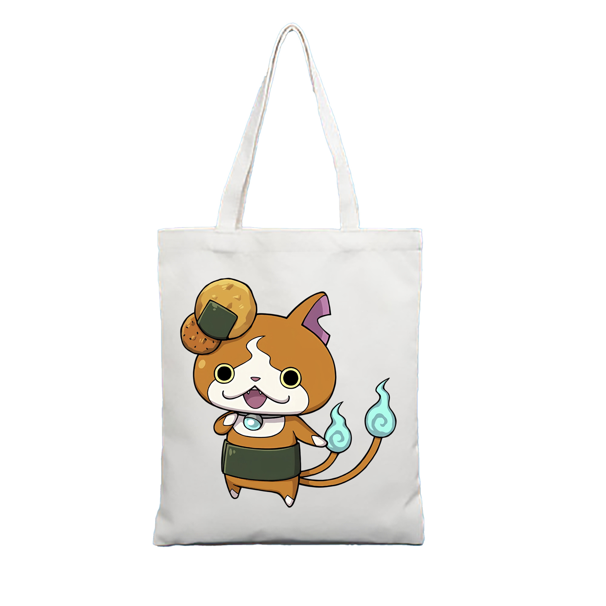 （画像用） 妖怪ウォッチ Yo-kai Watch 縦型キャンバス生地手提げバッグ　トートバッグ