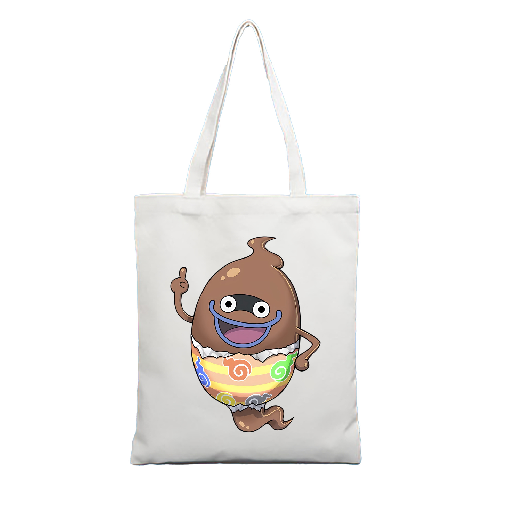 （画像用） 妖怪ウォッチ Yo-kai Watch 縦型キャンバス生地手提げバッグ　トートバッグ
