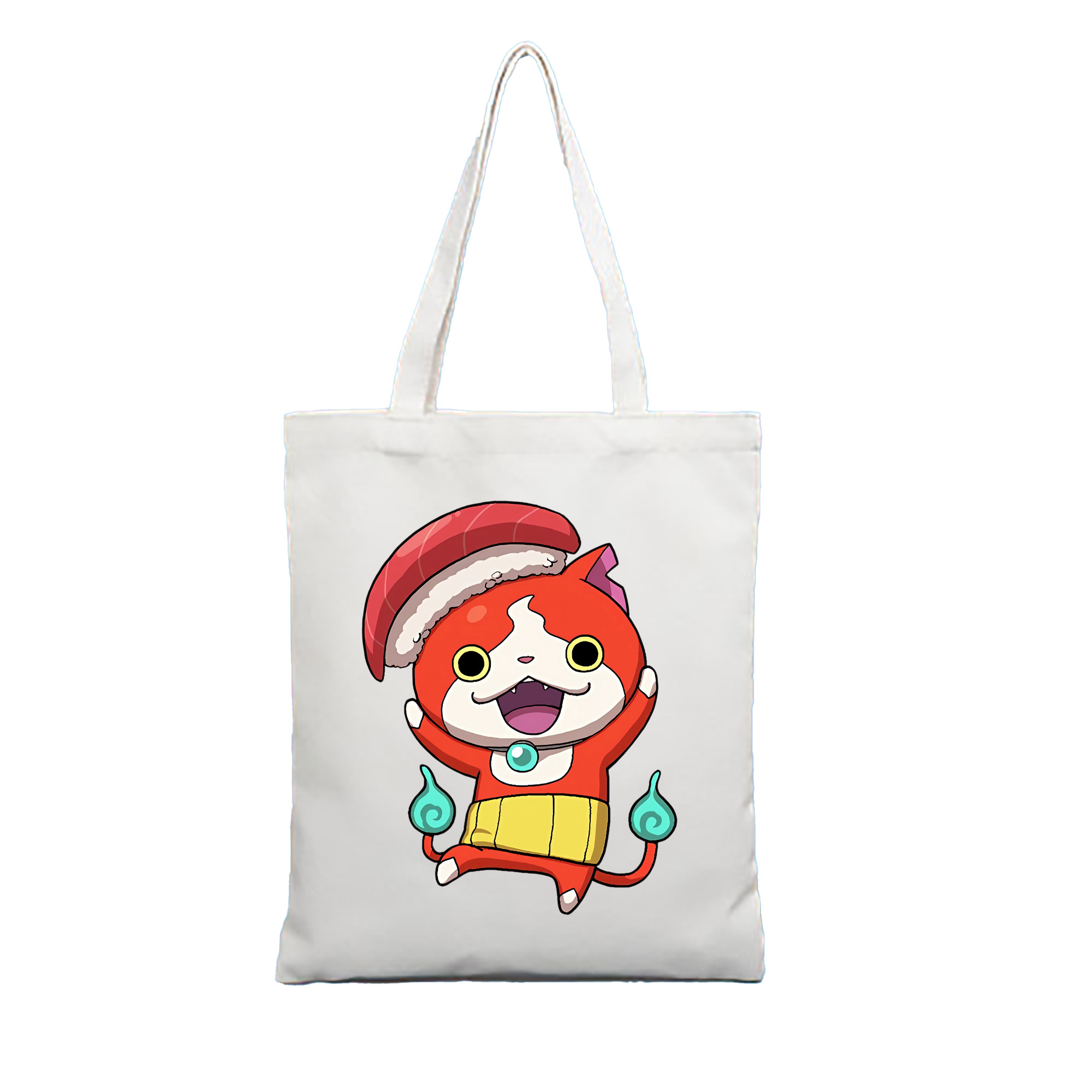 （画像用） 妖怪ウォッチ Yo-kai Watch 縦型キャンバス生地手提げバッグ　トートバッグ