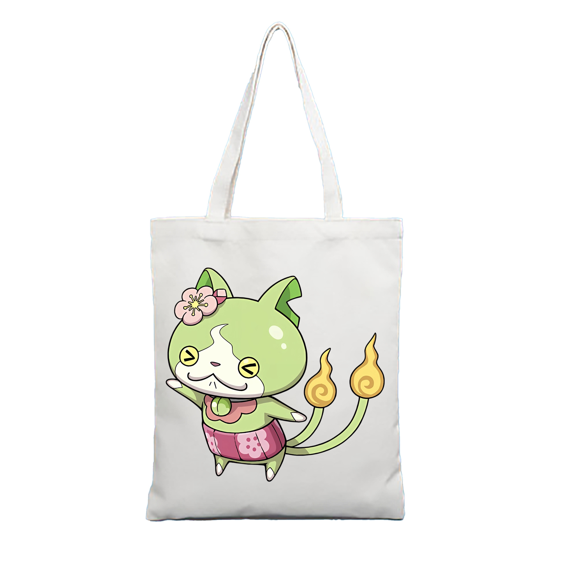 （画像用） 妖怪ウォッチ Yo-kai Watch 縦型キャンバス生地手提げバッグ　トートバッグ