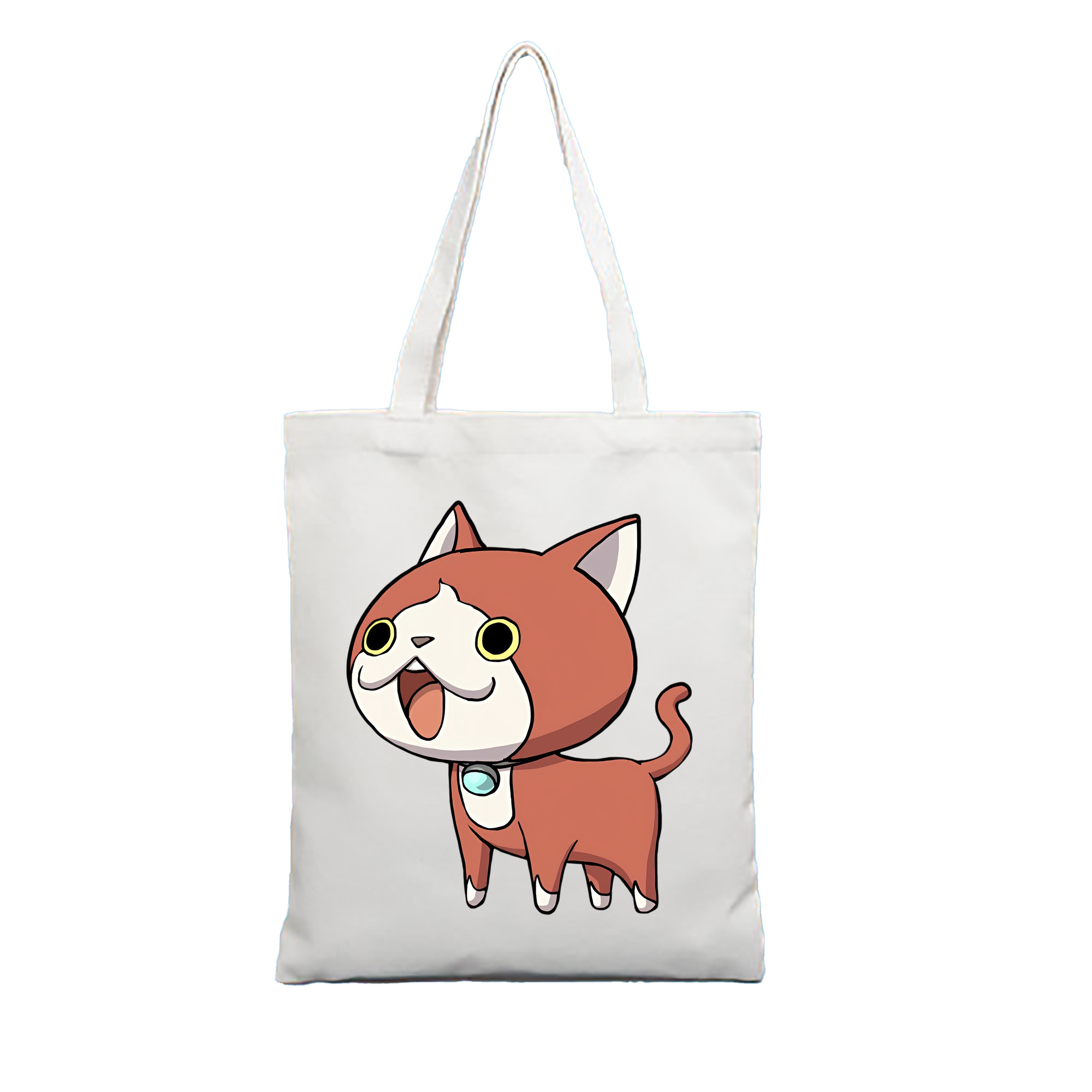 （画像用） 妖怪ウォッチ Yo-kai Watch 縦型キャンバス生地手提げバッグ　トートバッグ
