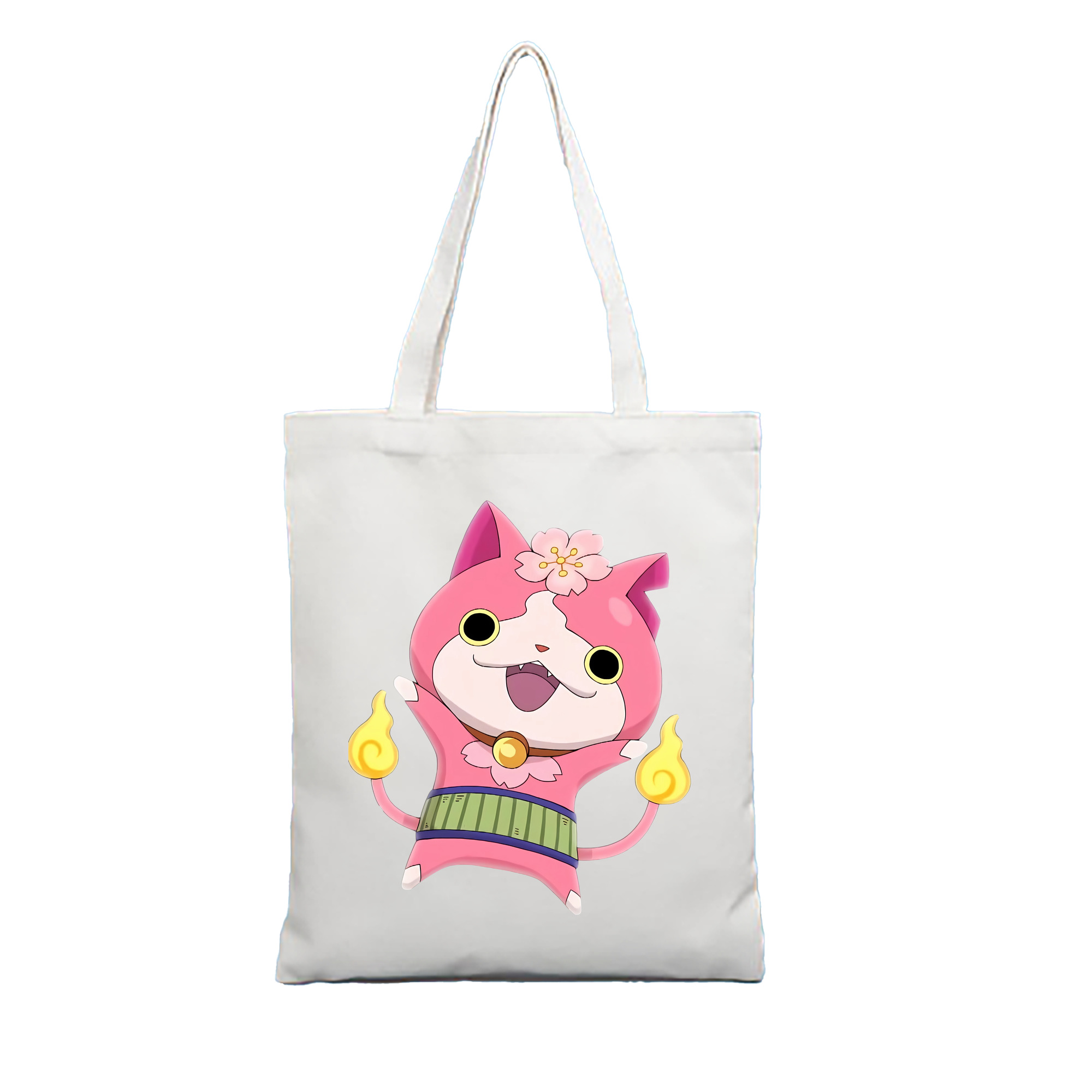 （画像用） 妖怪ウォッチ Yo-kai Watch 縦型キャンバス生地手提げバッグ　トートバッグ