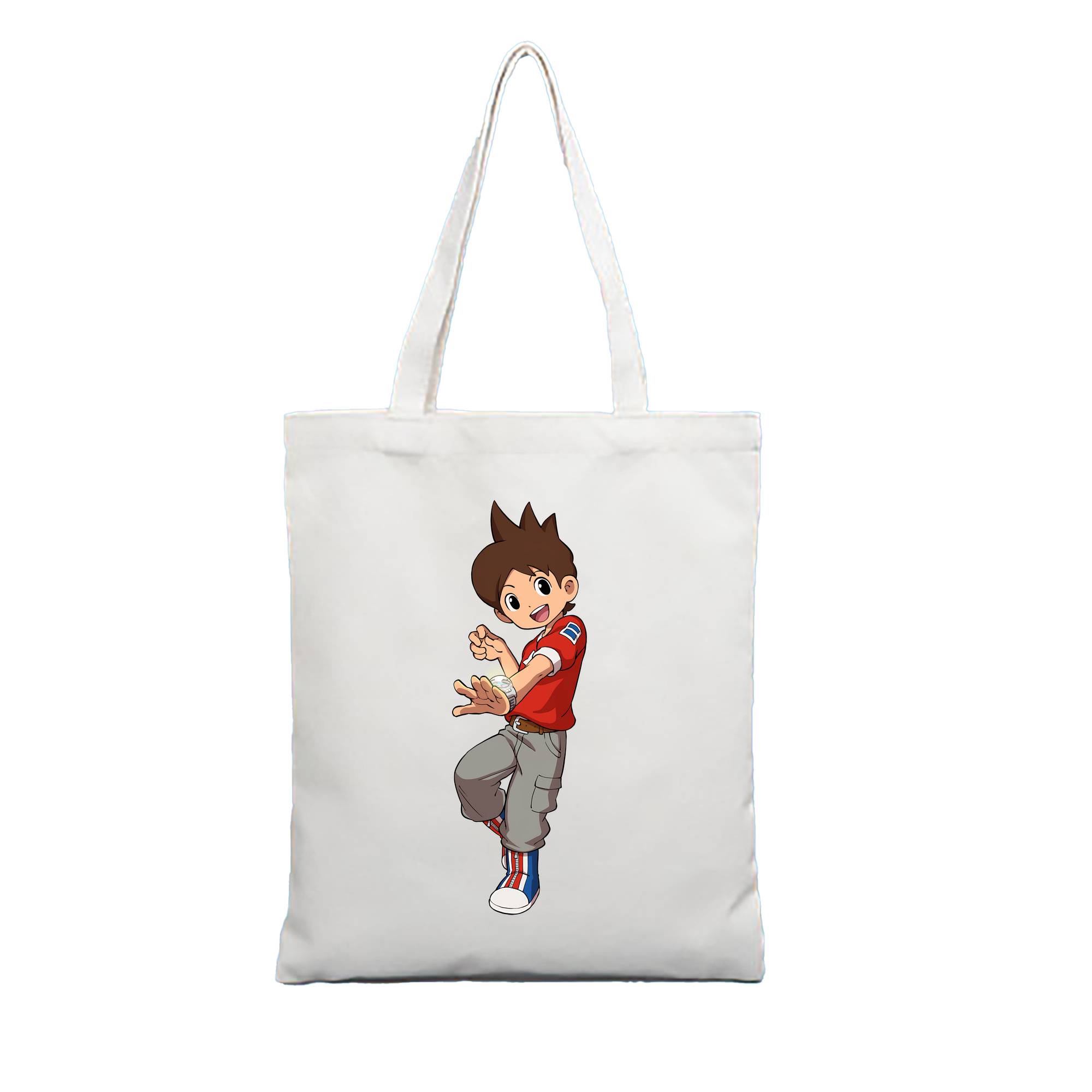 （画像用） 妖怪ウォッチ Yo-kai Watch 縦型キャンバス生地手提げバッグ　トートバッグ