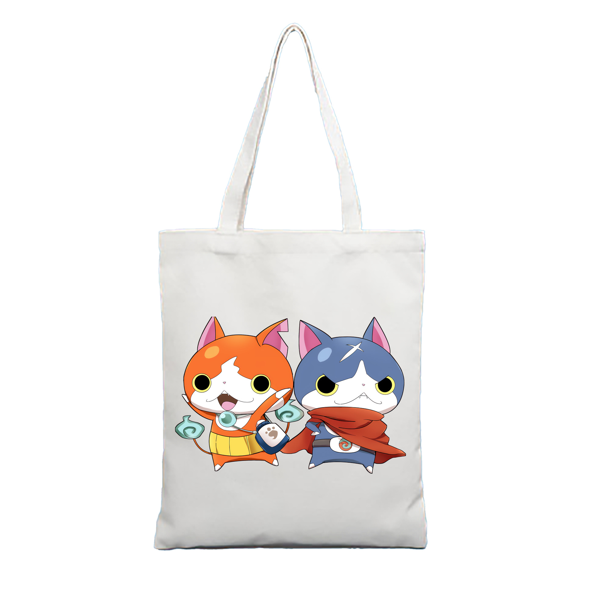 （画像用） 妖怪ウォッチ Yo-kai Watch 縦型キャンバス生地手提げバッグ　トートバッグ