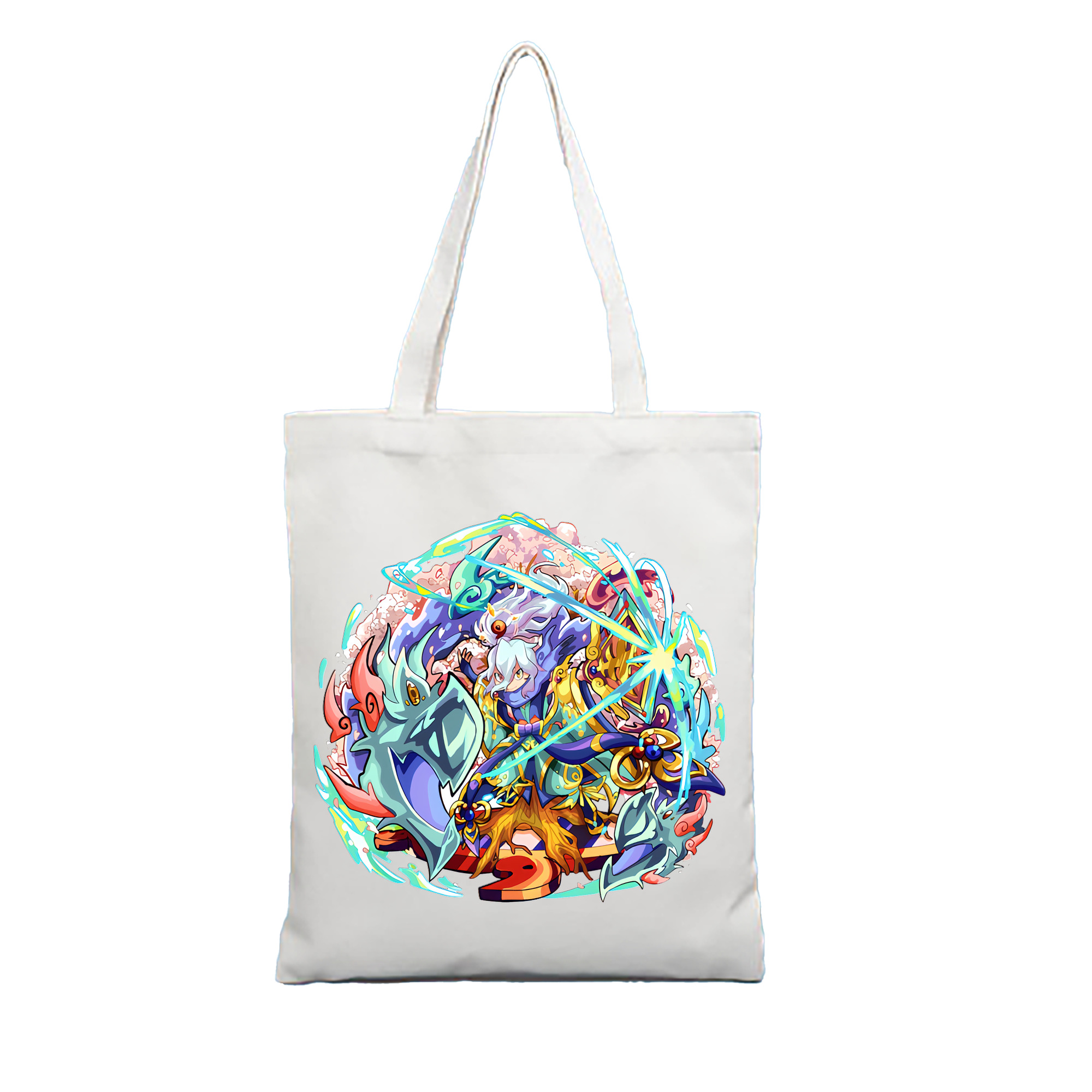 （画像用） 妖怪ウォッチ Yo-kai Watch 縦型キャンバス生地手提げバッグ　トートバッグ