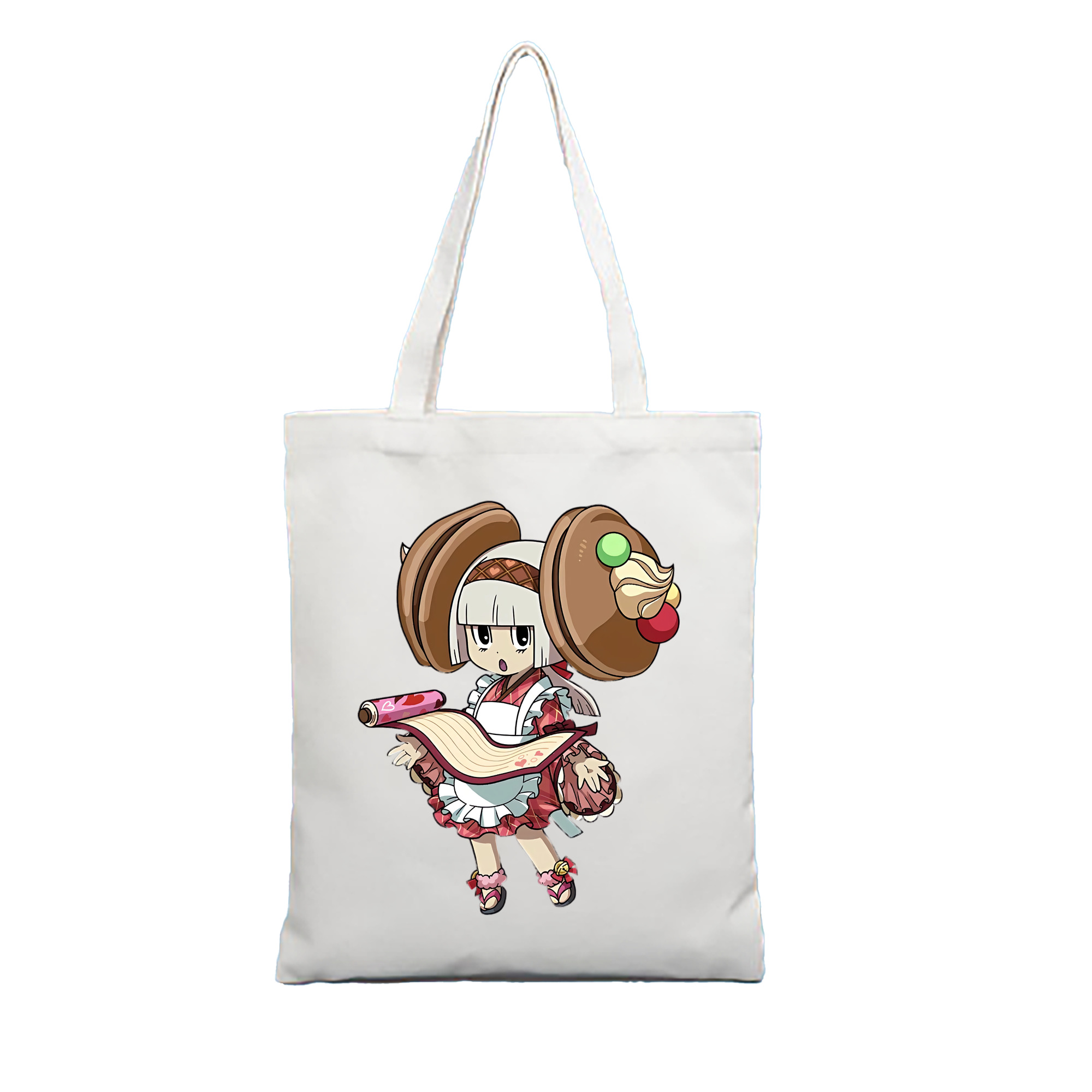 （画像用） 妖怪ウォッチ Yo-kai Watch 縦型キャンバス生地手提げバッグ　トートバッグ