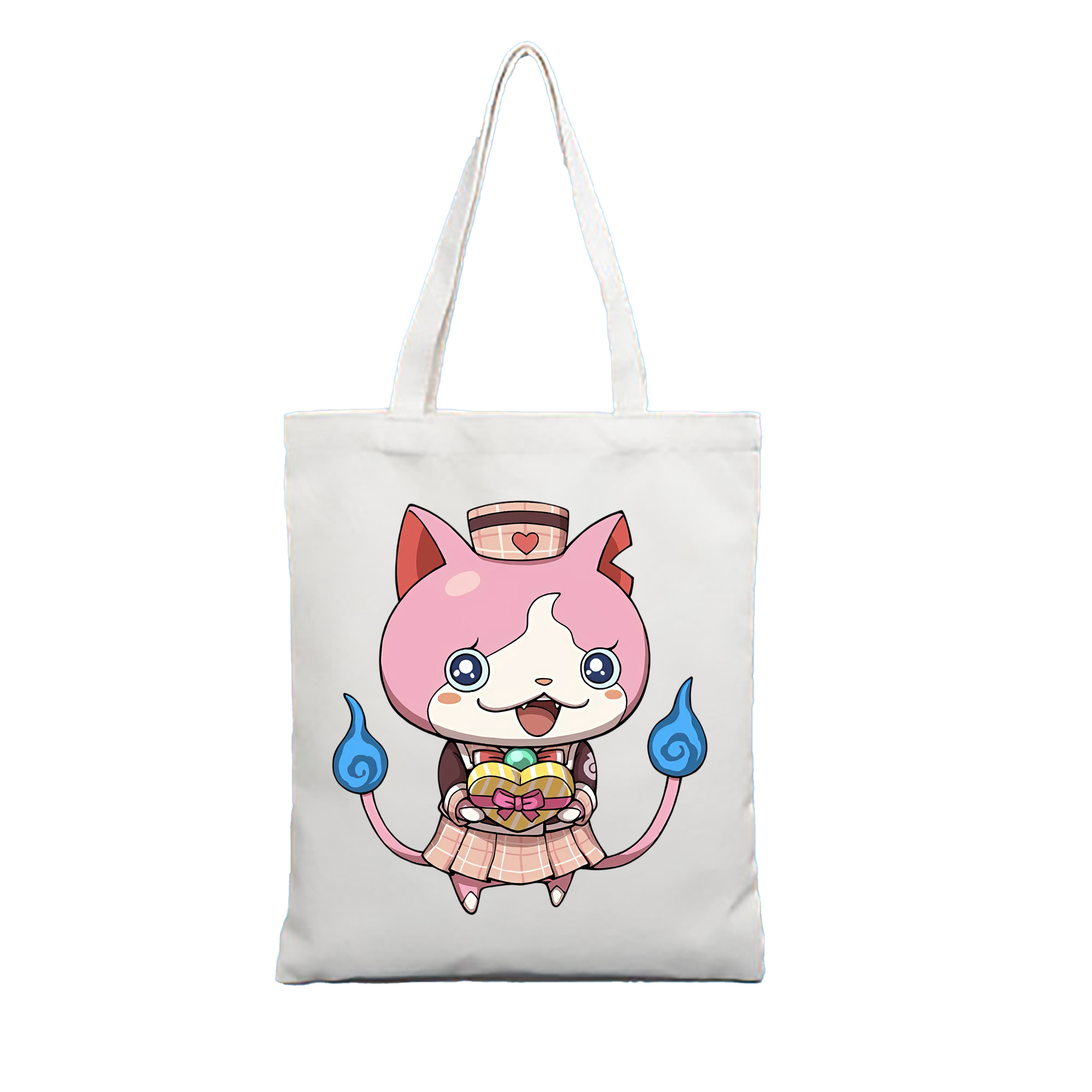 （画像用） 妖怪ウォッチ Yo-kai Watch 縦型キャンバス生地手提げバッグ　トートバッグ