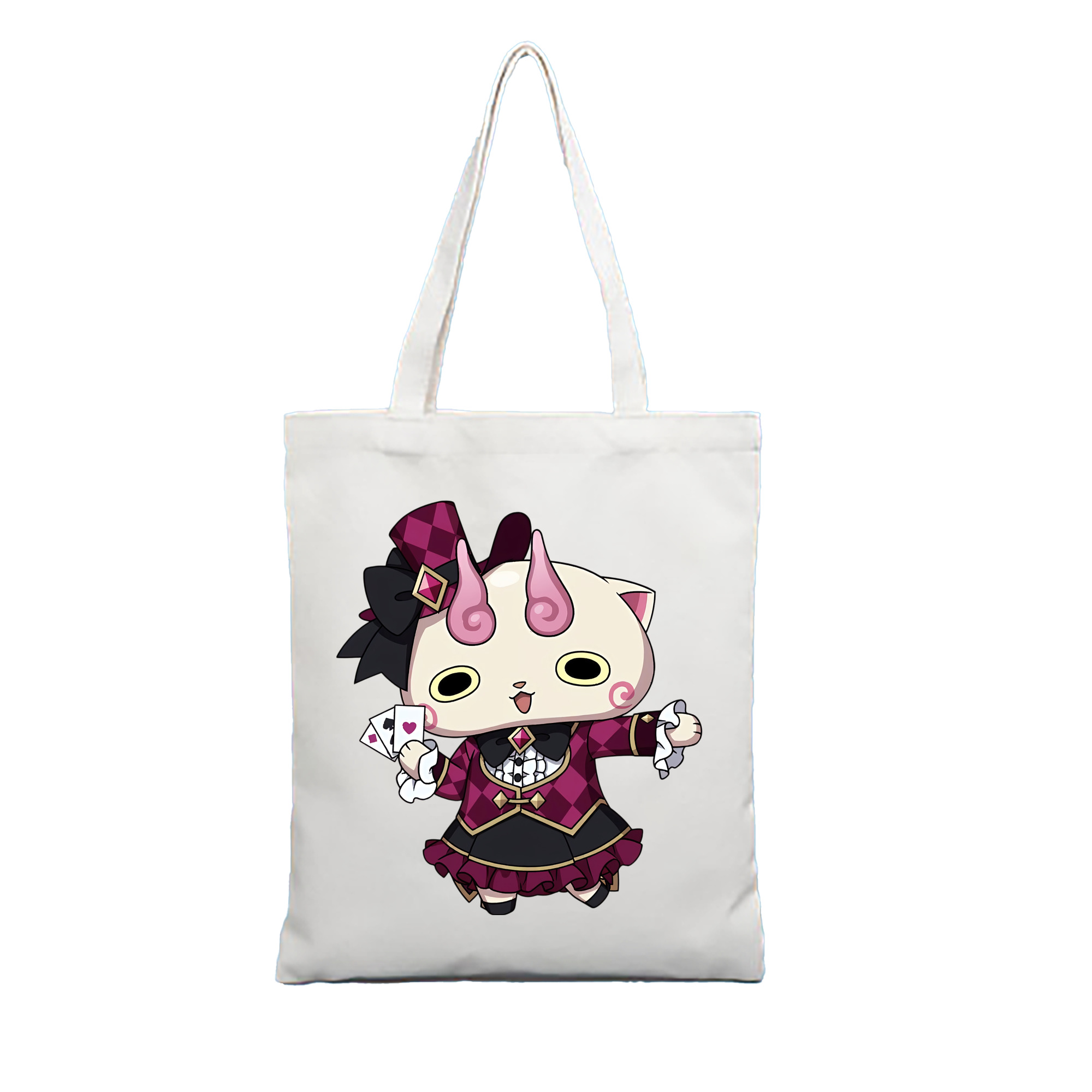（画像用） 妖怪ウォッチ Yo-kai Watch 縦型キャンバス生地手提げバッグ　トートバッグ