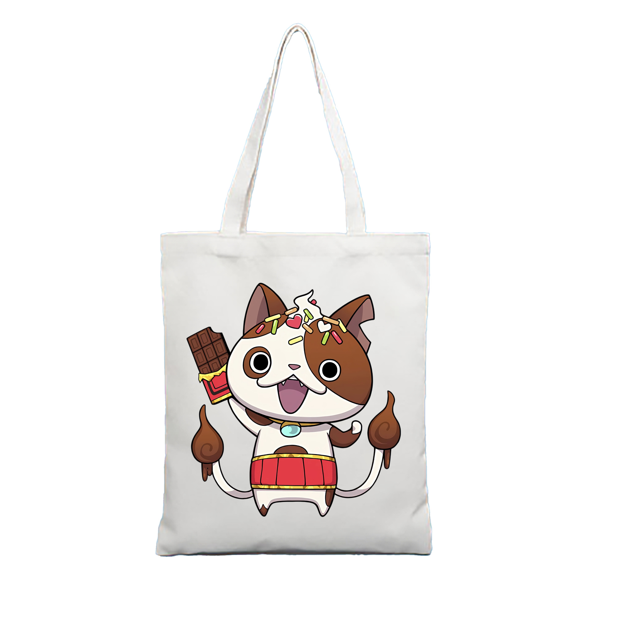 （画像用） 妖怪ウォッチ Yo-kai Watch 縦型キャンバス生地手提げバッグ　トートバッグ