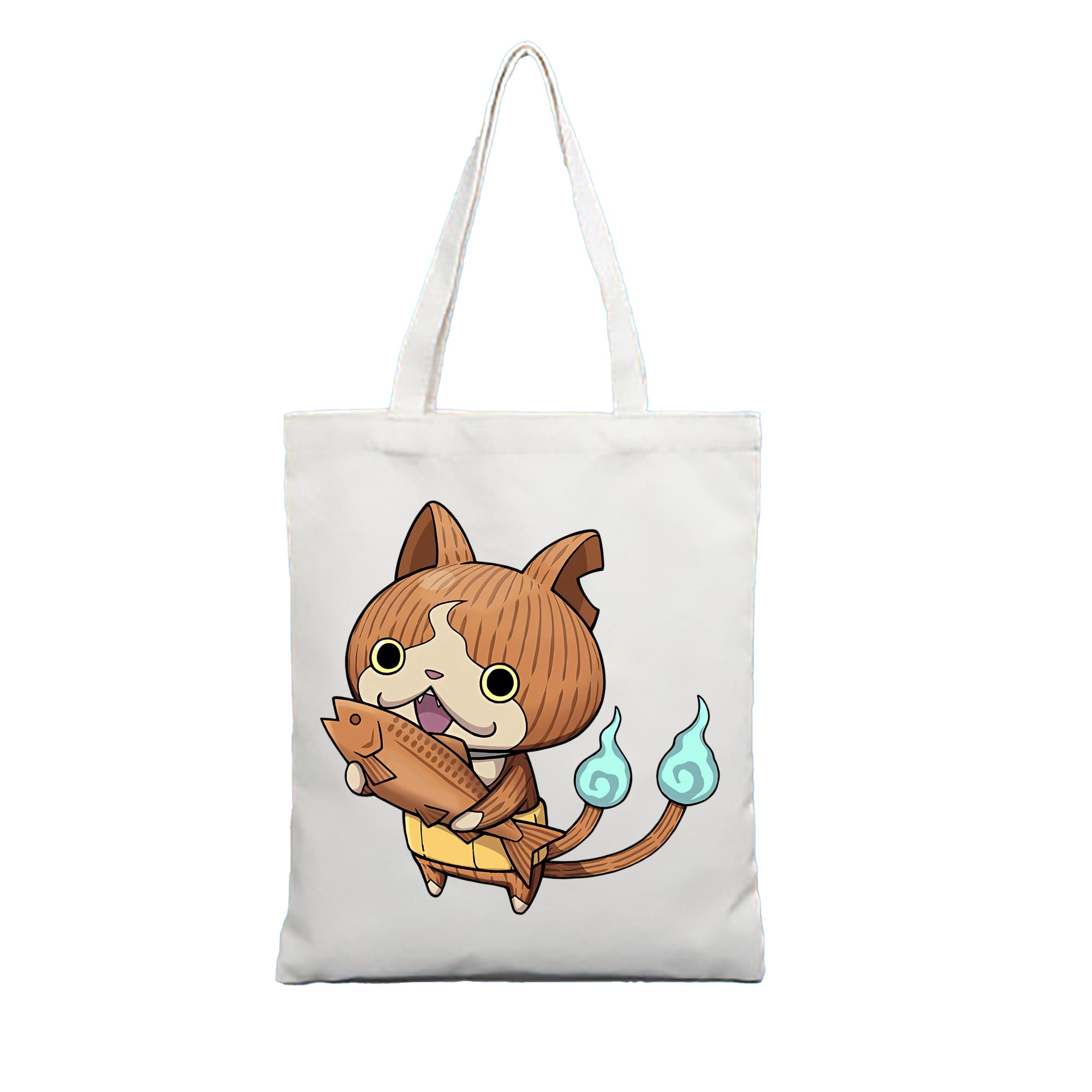 （画像用） 妖怪ウォッチ Yo-kai Watch 縦型キャンバス生地手提げバッグ　トートバッグ
