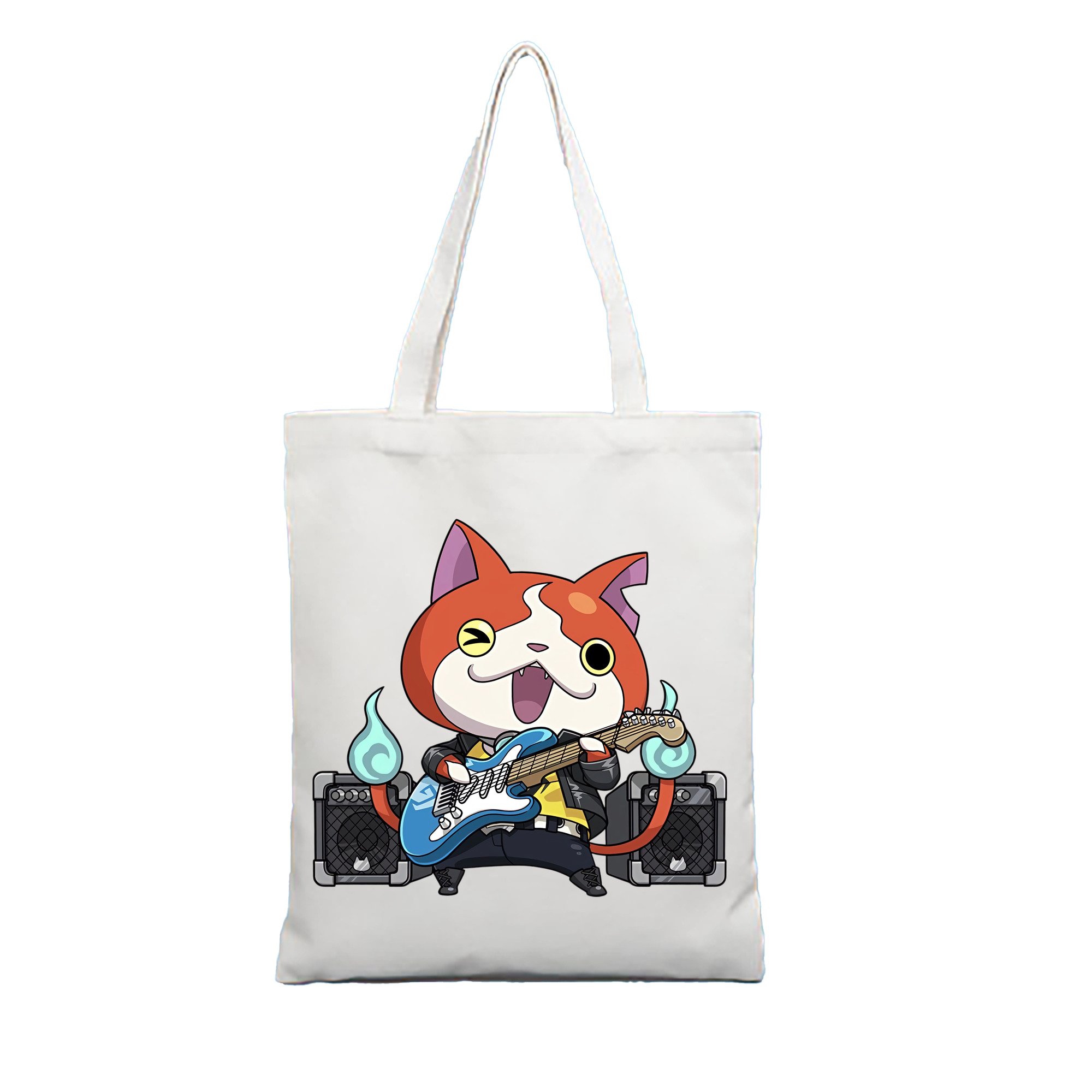 （画像用） 妖怪ウォッチ Yo-kai Watch 縦型キャンバス生地手提げバッグ　トートバッグ