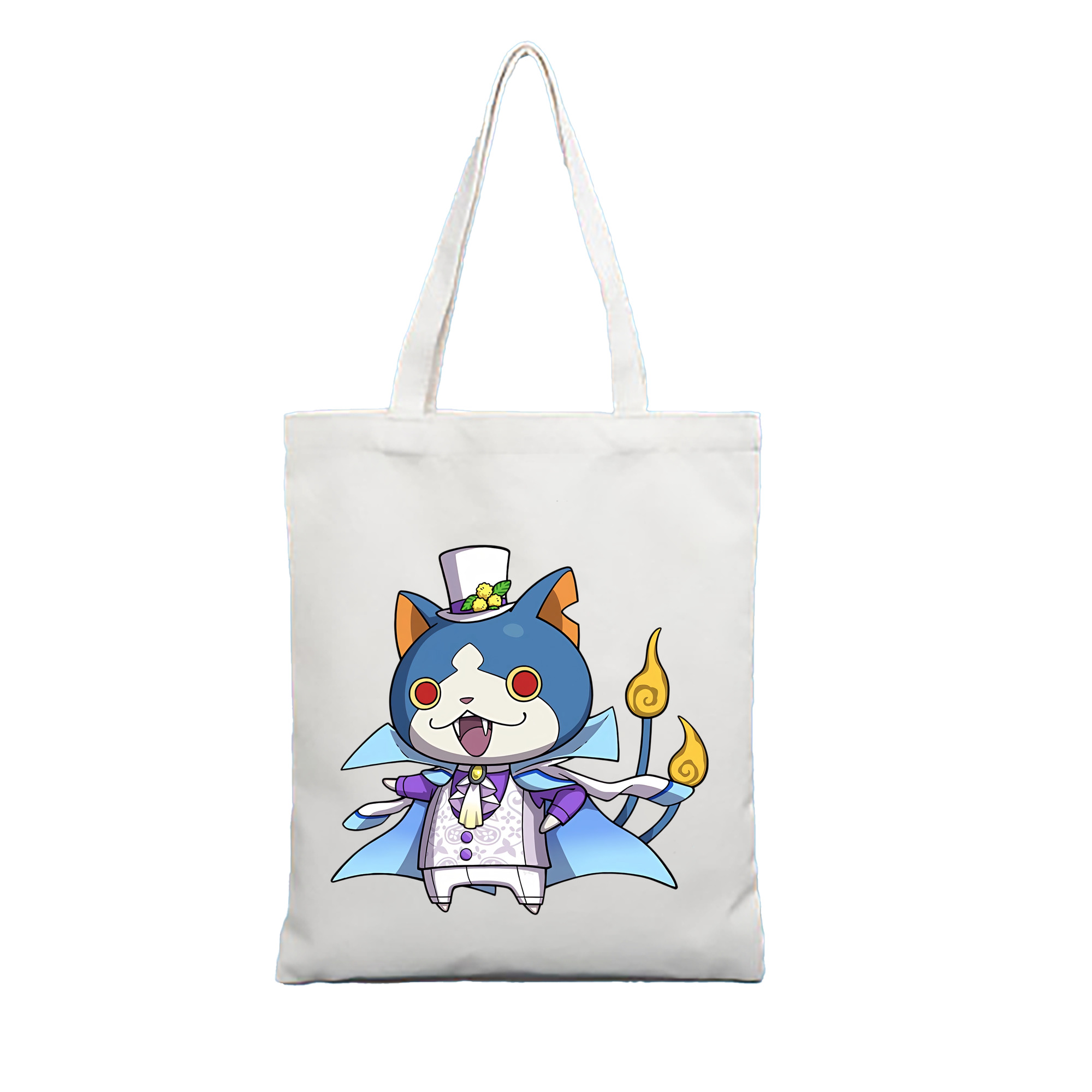（画像用） 妖怪ウォッチ Yo-kai Watch 縦型キャンバス生地手提げバッグ　トートバッグ
