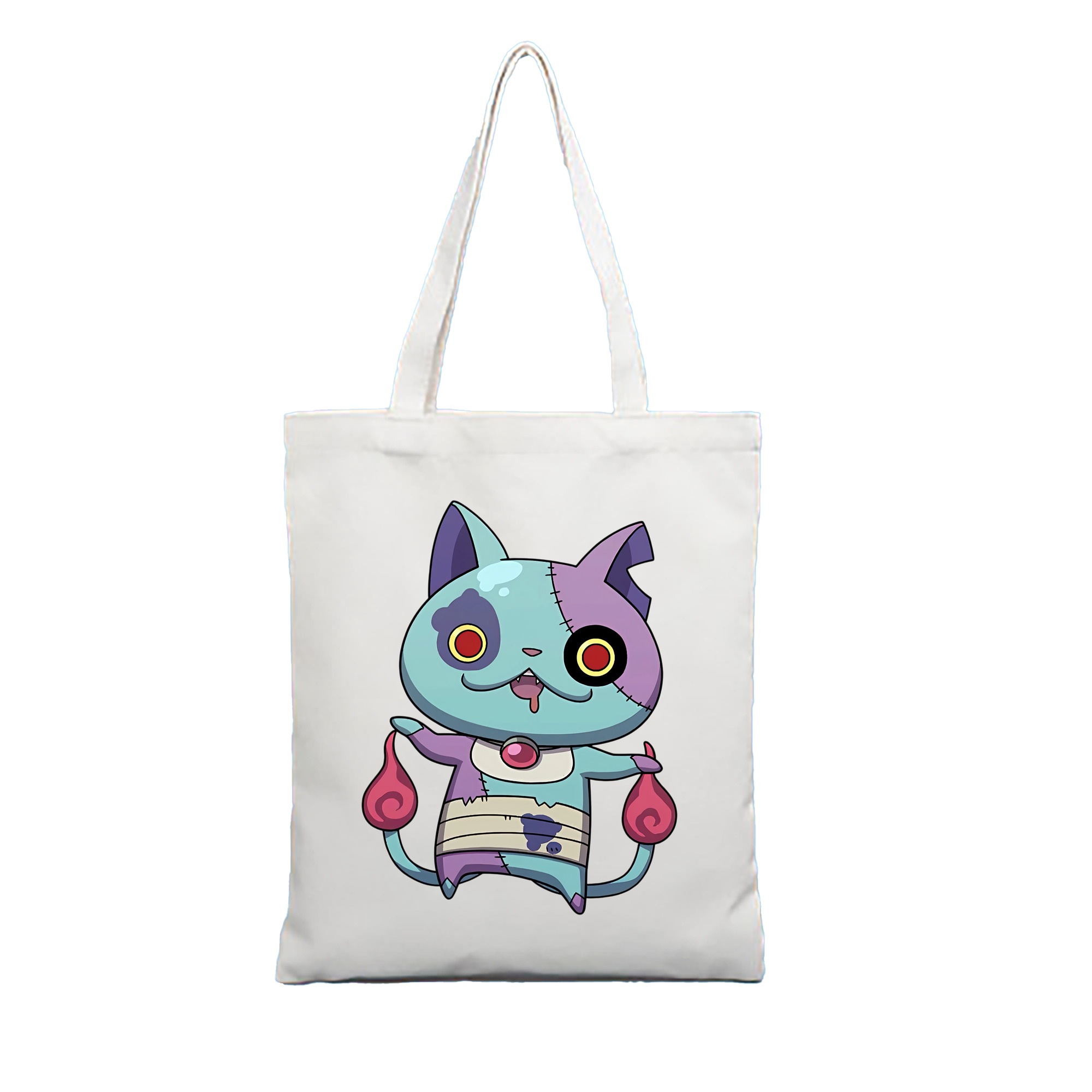 （画像用） 妖怪ウォッチ Yo-kai Watch 縦型キャンバス生地手提げバッグ　トートバッグ