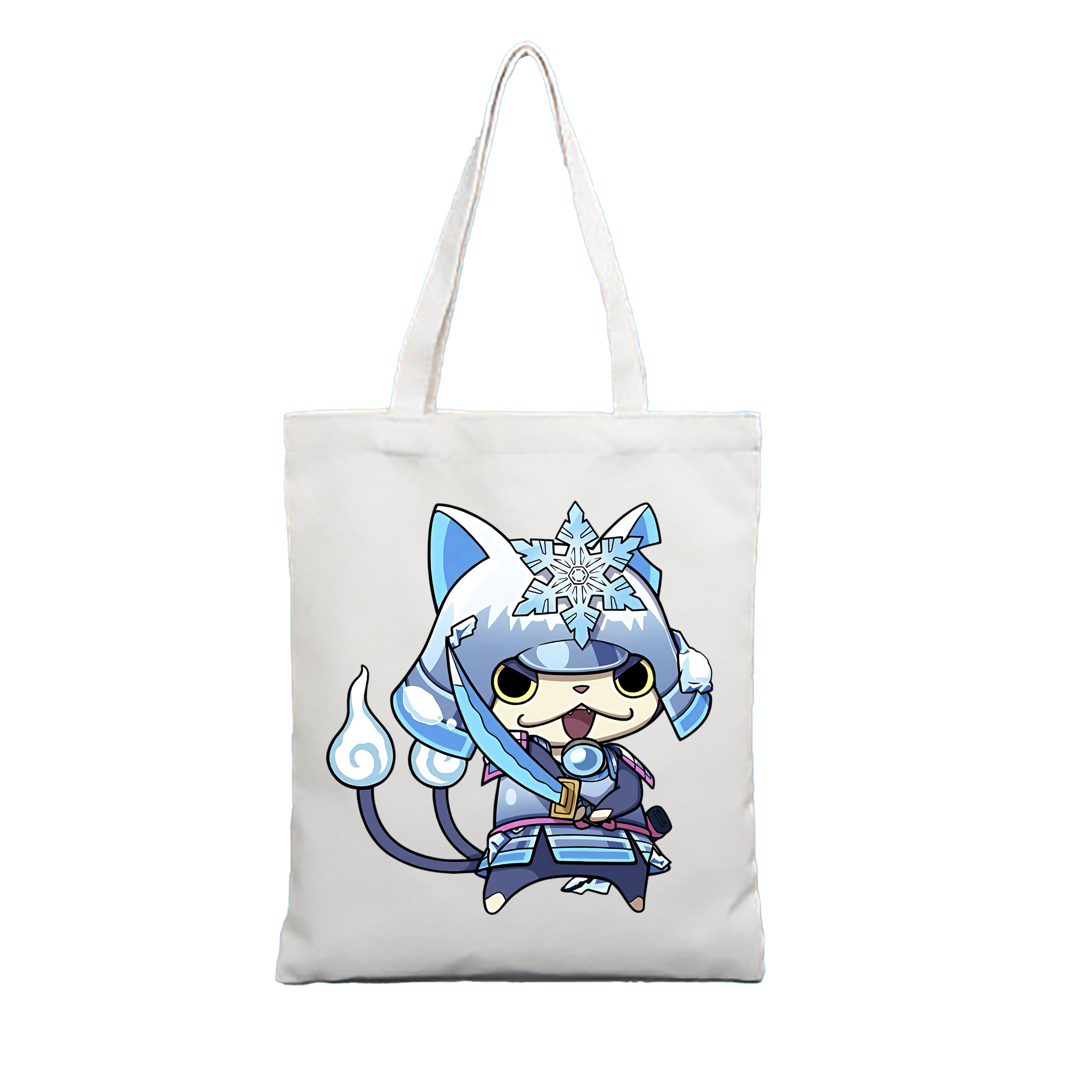 （画像用） 妖怪ウォッチ Yo-kai Watch 縦型キャンバス生地手提げバッグ　トートバッグ
