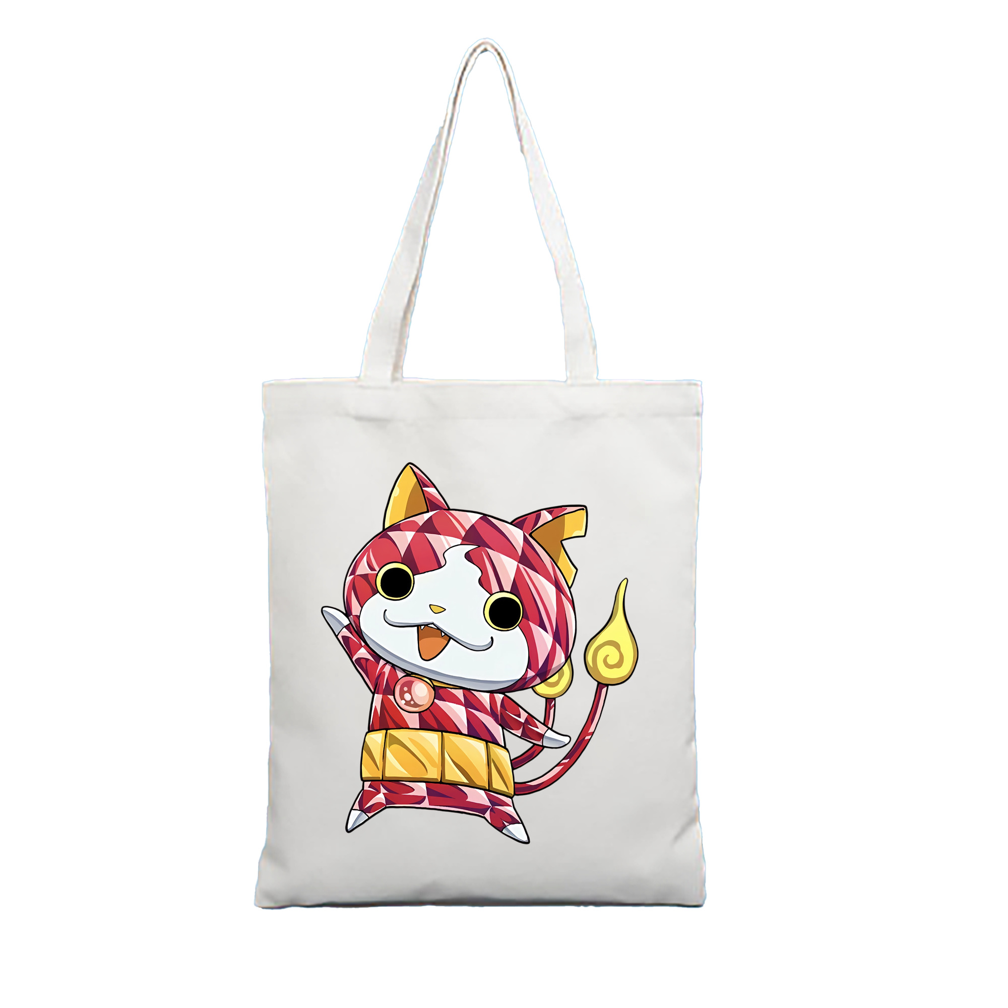 （画像用） 妖怪ウォッチ Yo-kai Watch 縦型キャンバス生地手提げバッグ　トートバッグ